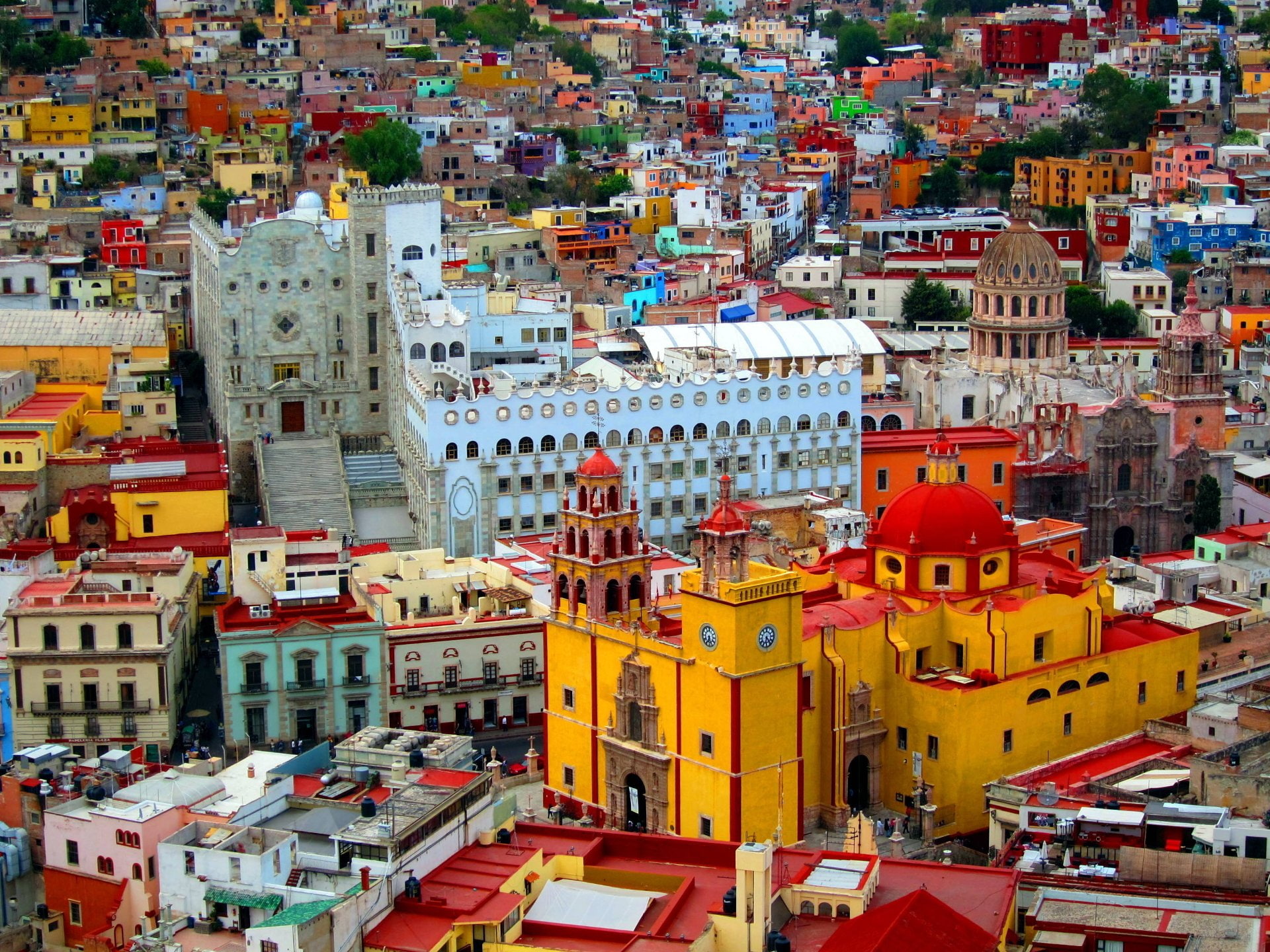 1080P, Colors, San Miguel de Allende, House, Towns, Town, Mexico, HD Wallpaper