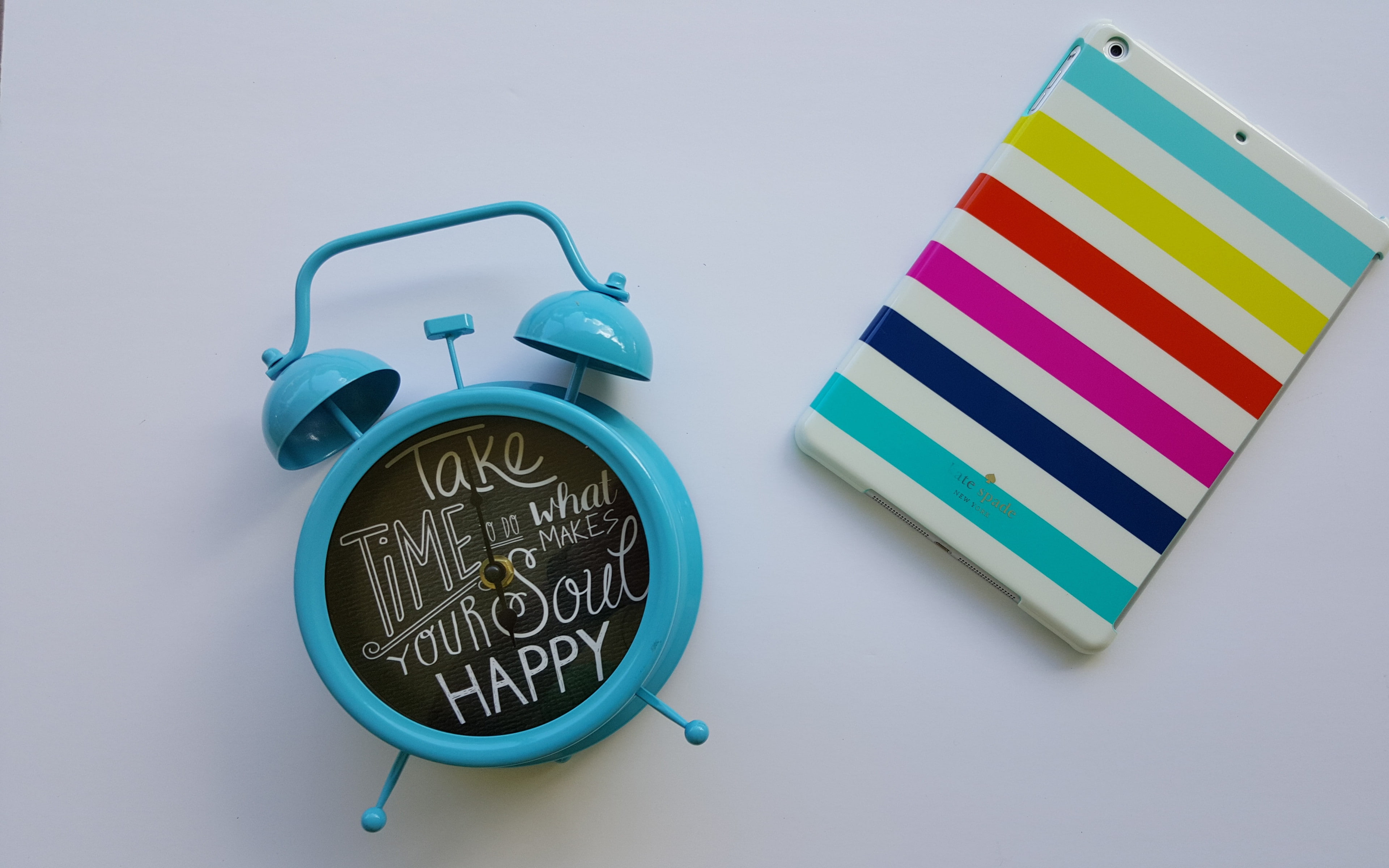 4K, apple backgrounds, ipad, download 3840x2400 ipad, alarm clock, stylish, HD Wallpaper