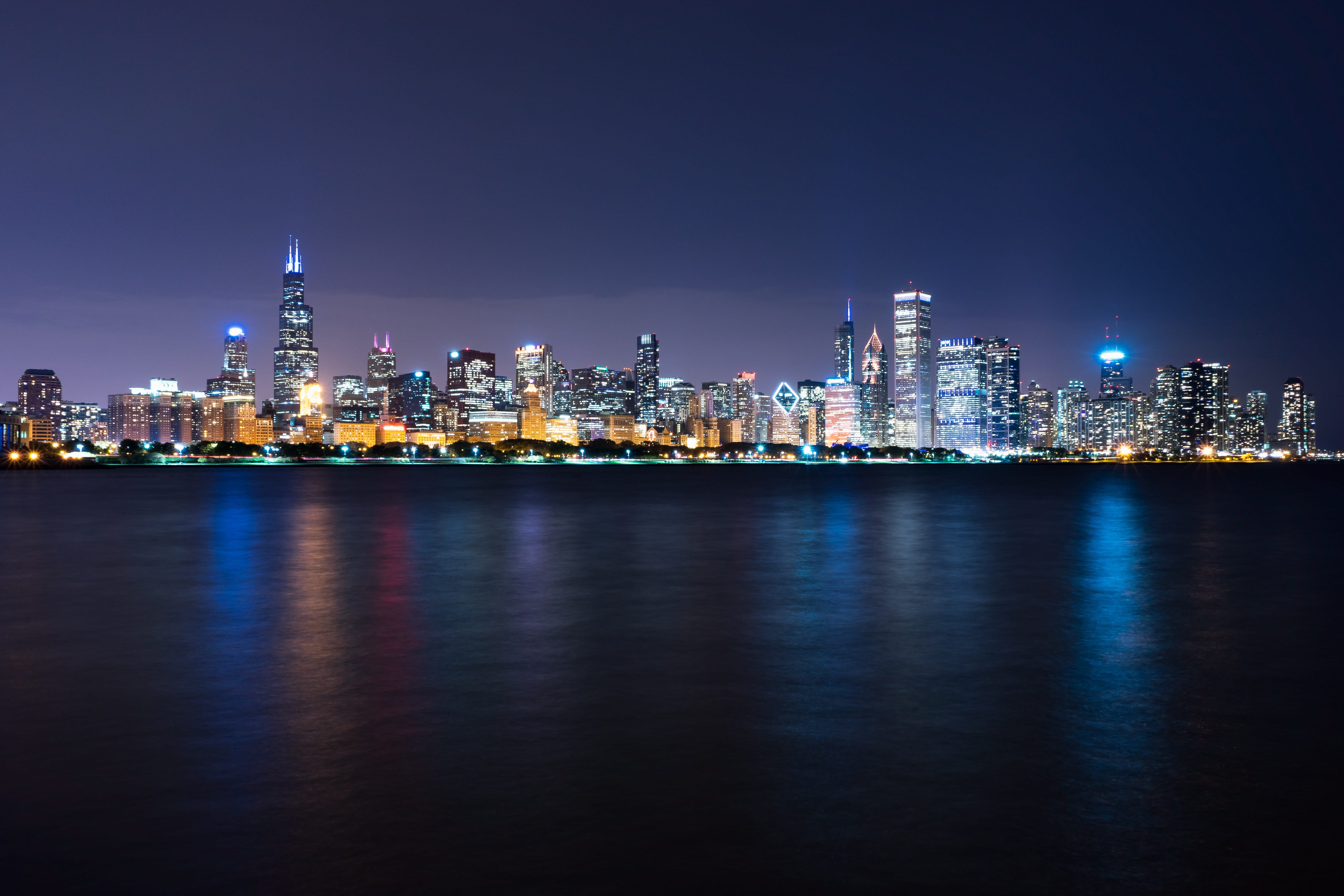 near, landscape, residential district, tourism, 5K, panoramic, nature, high rise, building, tall - high, skyscrapers, built structure, high, skyscraper, HD Wallpaper