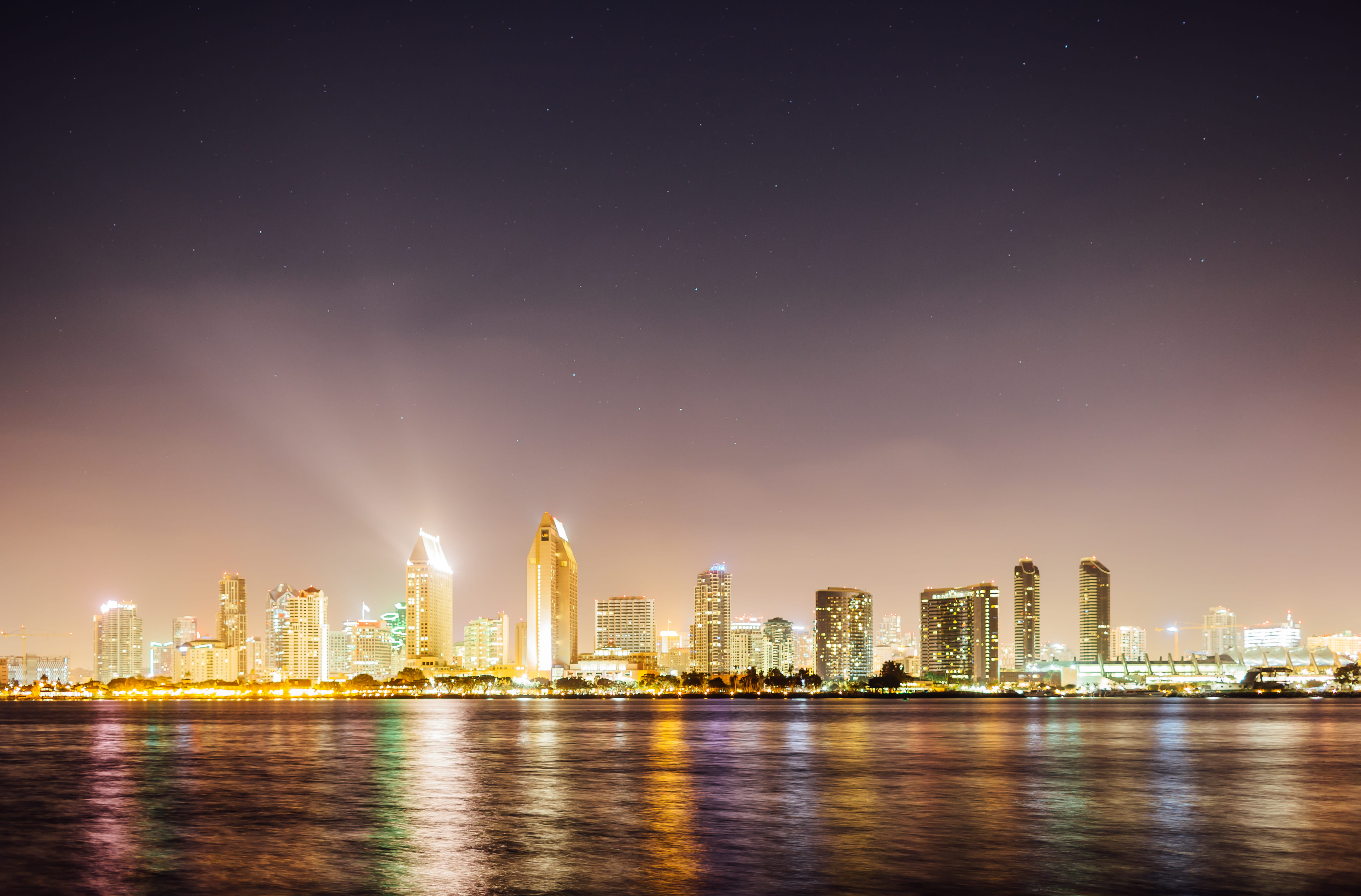 reflection, cityscape, city, nature, landscape, building, near, photo, office building exterior, buildings, building Exterior, panoramic photography, star - space, HD Wallpaper