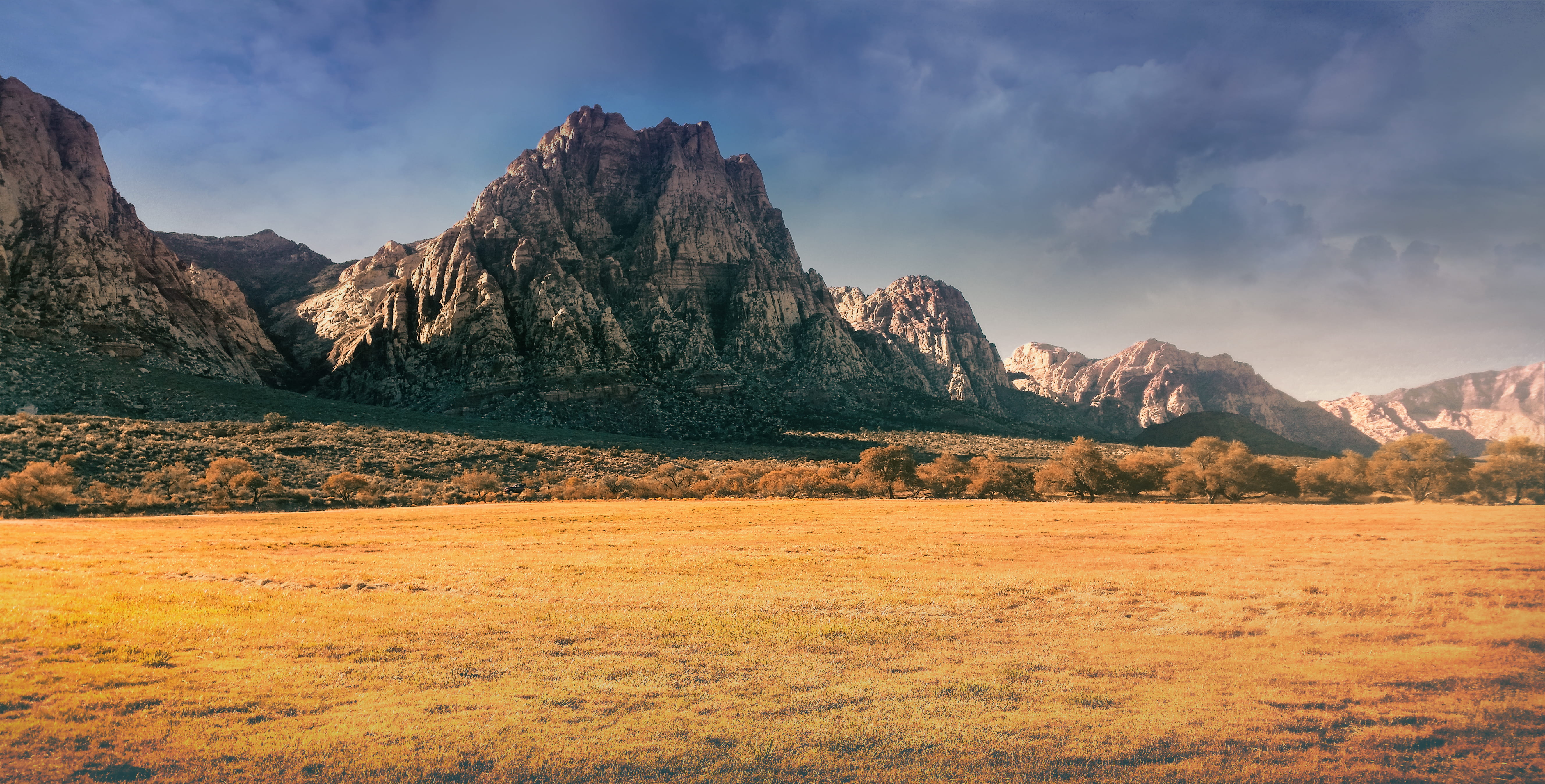 blue diamond, scenics - nature, united states, road, spring mountain ranch state park, nature, desert, tranquil scene, field, no people, dirt road, travel destinations, HD Wallpaper