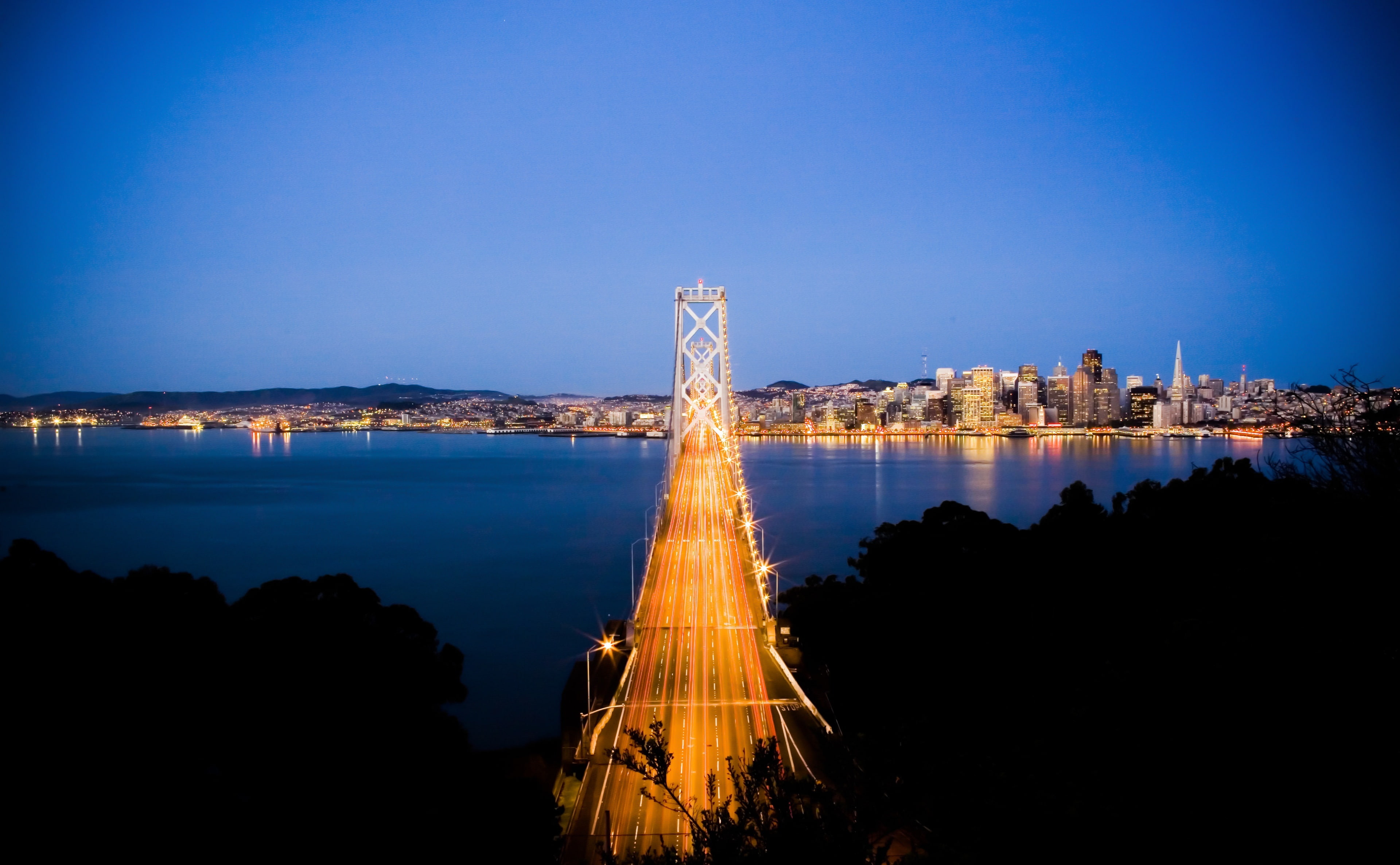 unitedstatesofamerica, Bridge, unitedstates, baybridge, francisco, 4K, California, sanfrancisco, United States, bay, san, HD Wallpaper