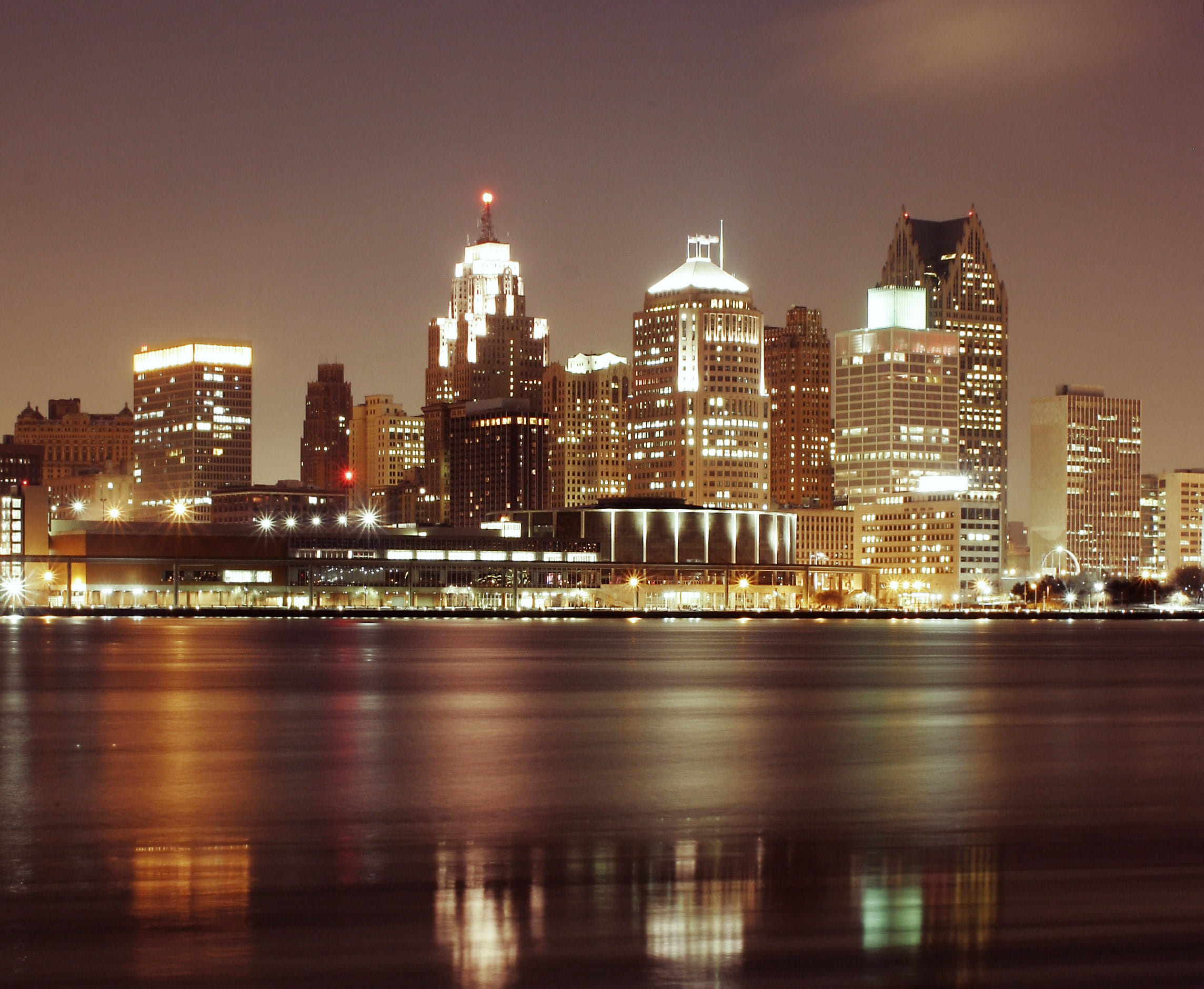 modern, waterfront, United States, skyscrapers, uSA, landscape, skyline, river, photos, cityscape, lights, famous Place, water, illuminated, urban Skyline, HD Wallpaper