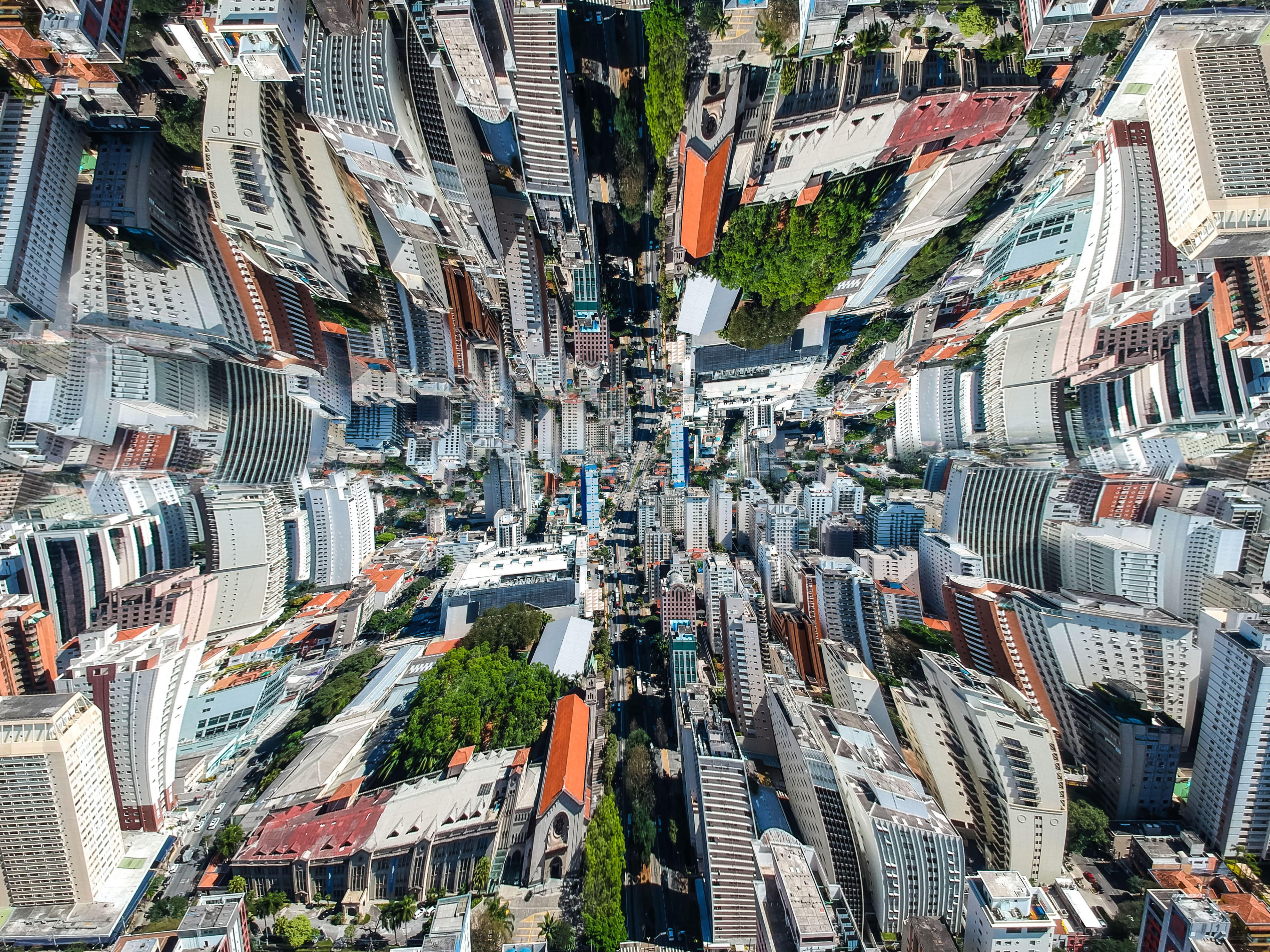 dji, architecture, high angle view, photoshop, cityscape, spark, office building exterior, photocrazy, skyscraper, brazil, apartment, community, day, residential district, HD Wallpaper