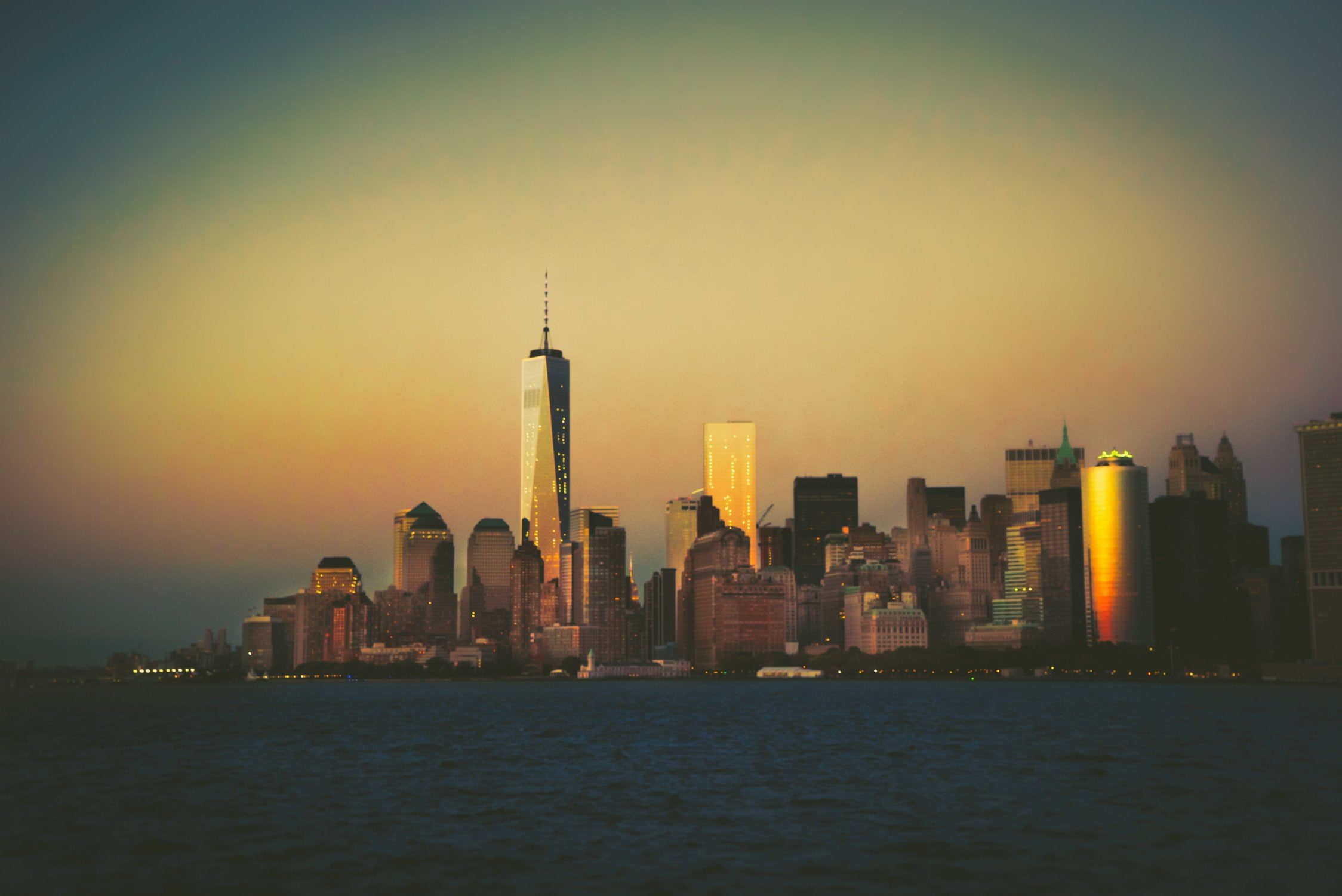 Cityscape, Urban, skyline, New York City, Manhattan, 1080P, Skycrapers, HD Wallpaper