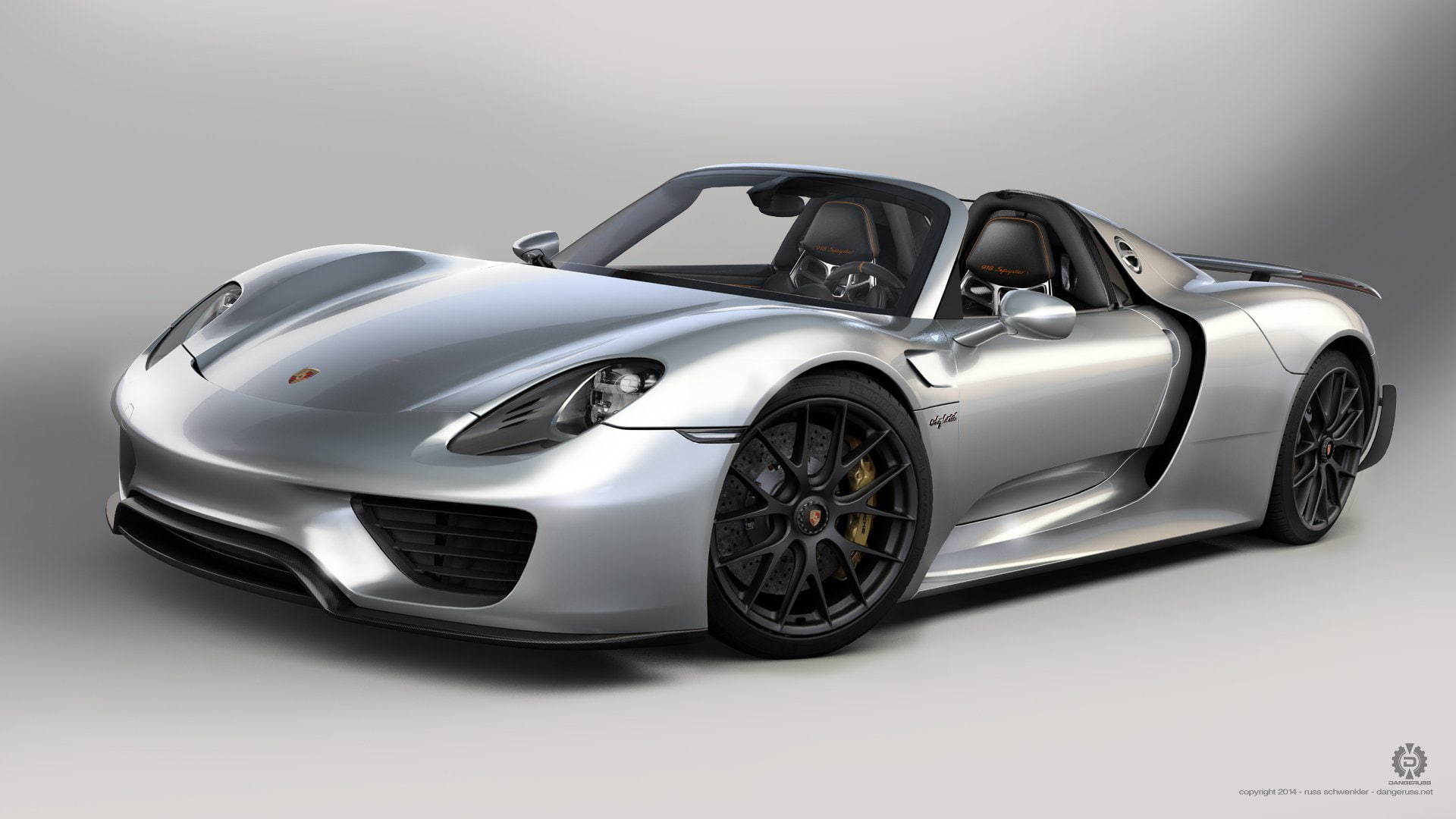 918, front, 2015, porsche, 1080P, spyder, HD Wallpaper