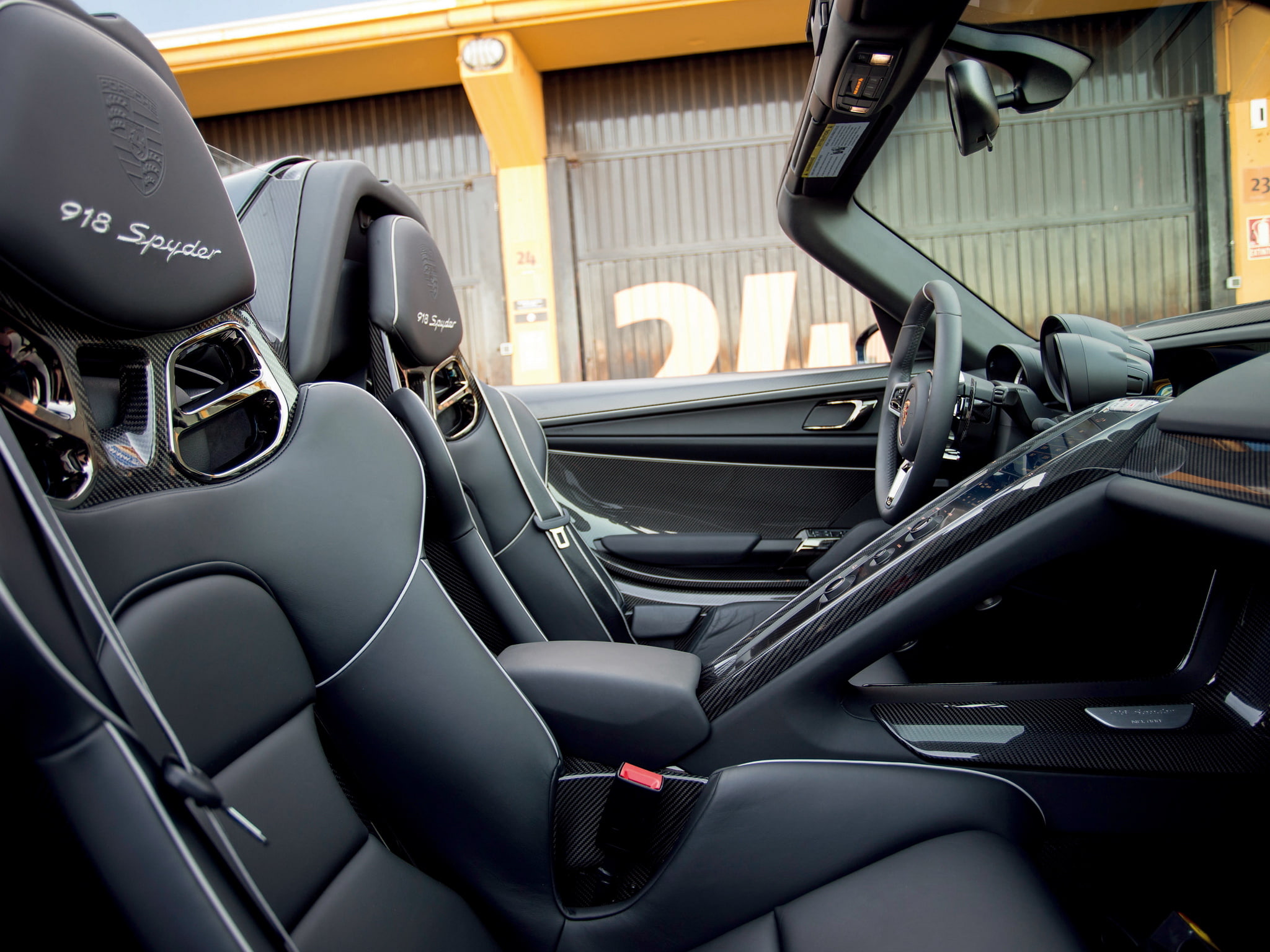 2014, spyder, 918, interior, us spec, porsche, 1080P, HD Wallpaper
