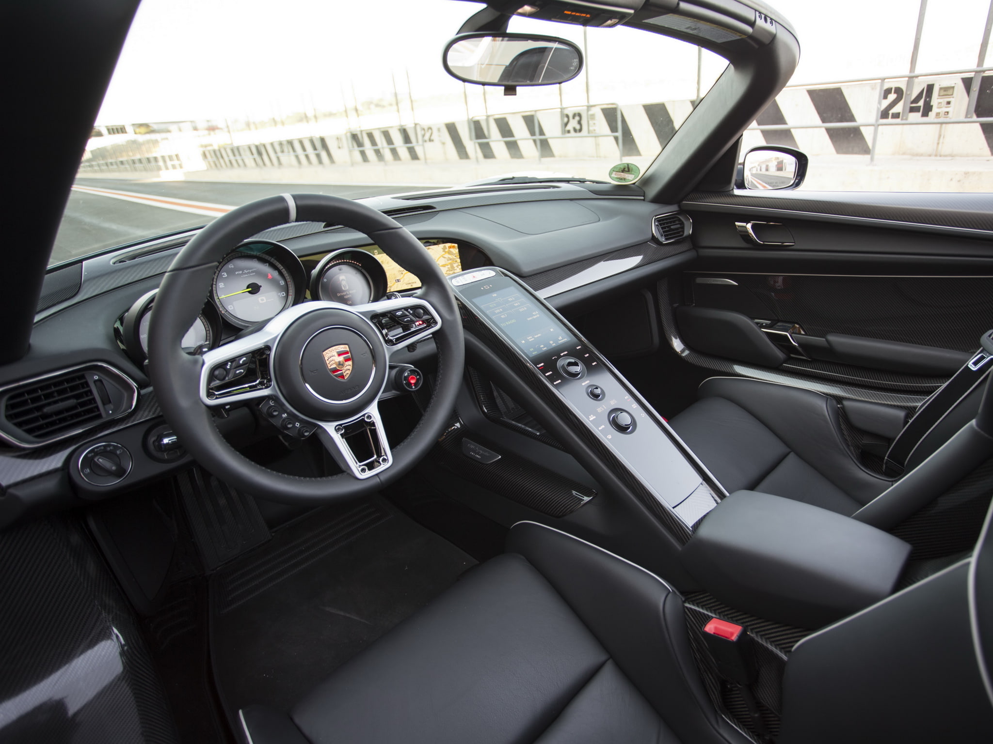 918, spyder, porsche, us spec, 1080P, interior, 2014, HD Wallpaper