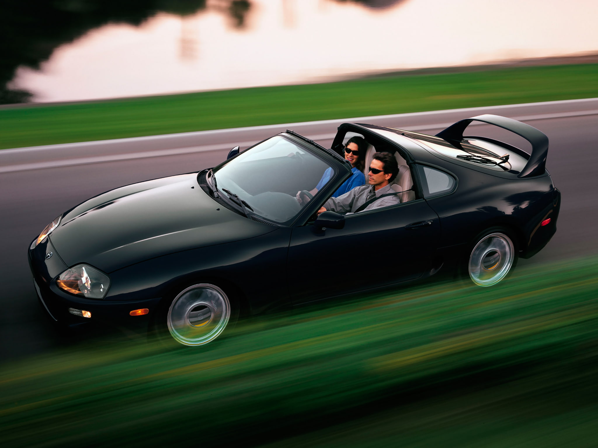 jza80, 1080P, roof, turbo, 1997, us spec, toyota, sport, supra, HD Wallpaper