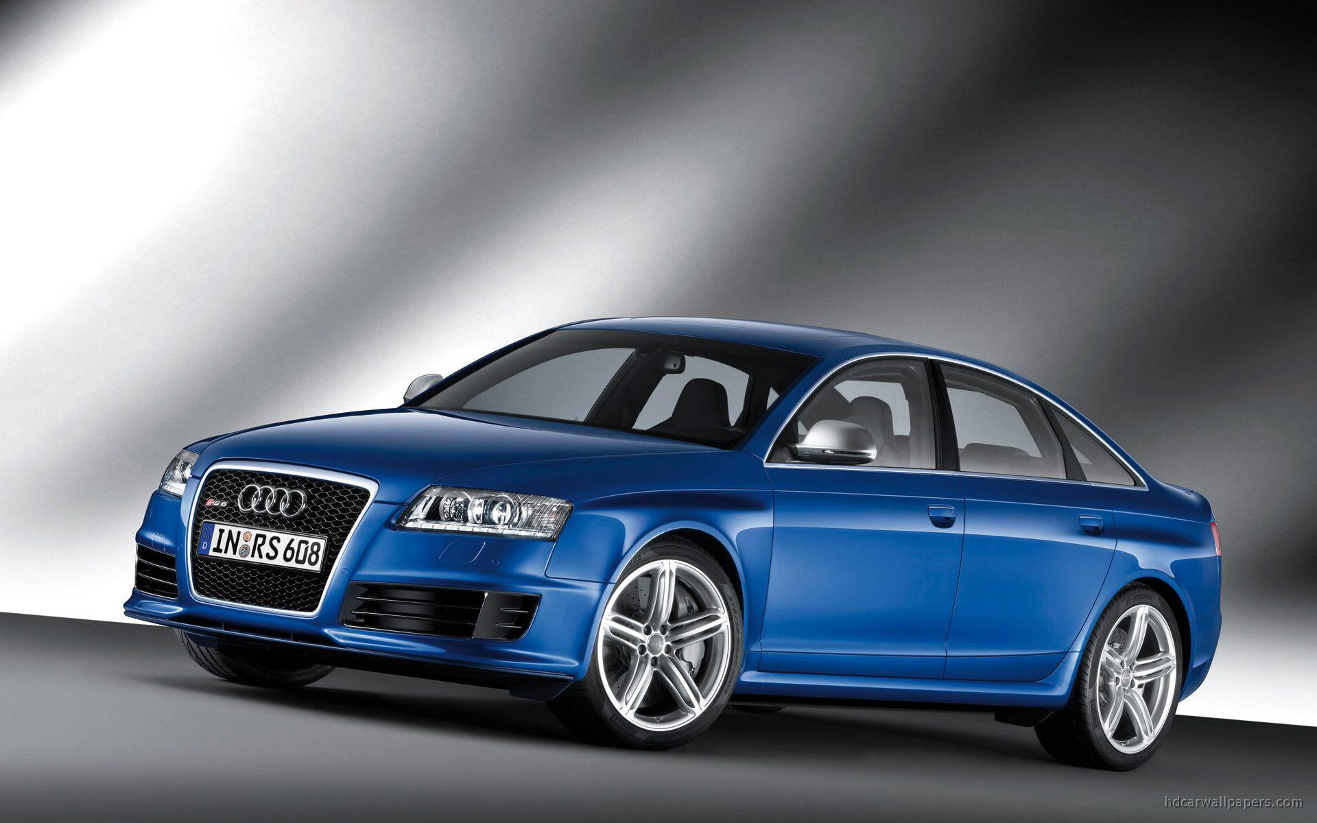 2009, audi, rs, cars, sedan, 1080P, blue, HD Wallpaper
