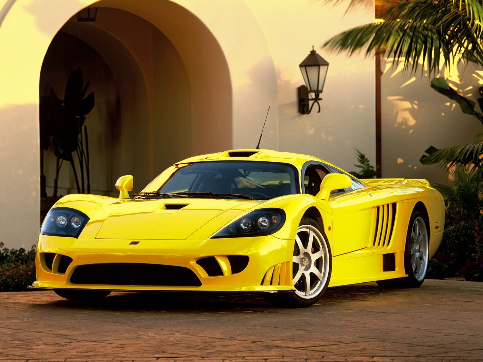 cars, yellow, saleen, s, lambourghini, s7, hd, 720P, HD Wallpaper