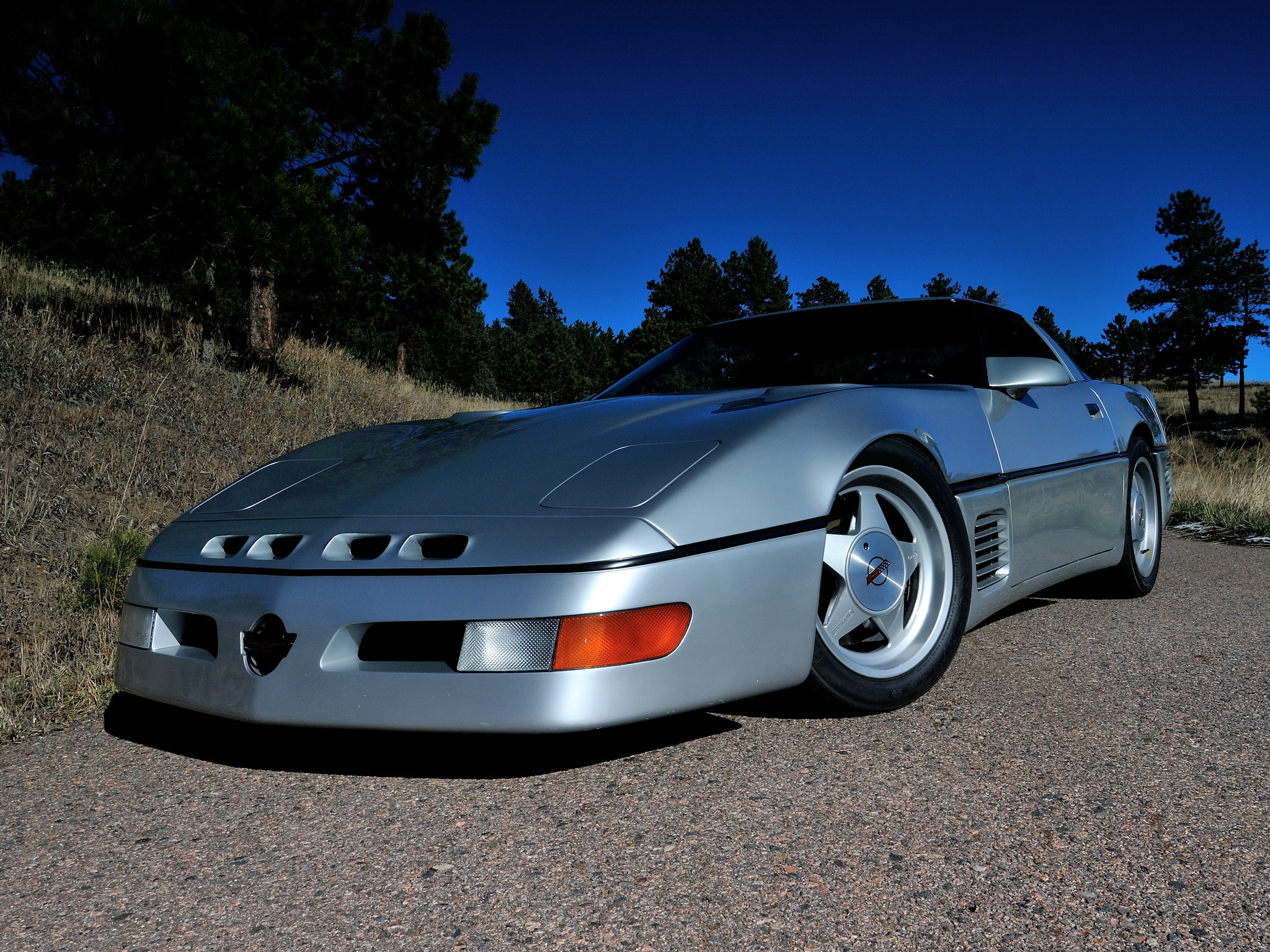 turbo, corvette, 1988, chevrolet, sledgehammer, callaway, supercar, c 4, twin, 1080P, b2k, HD Wallpaper
