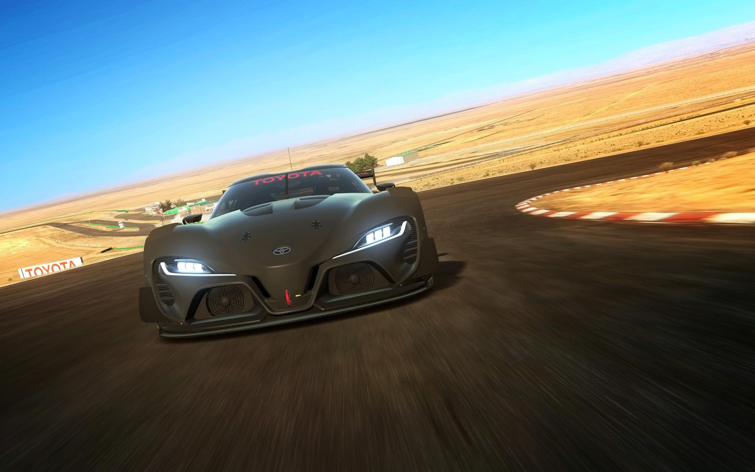 race, cars, ft, 2K, car, gt, brown, vision, 2014, toyota, HD Wallpaper