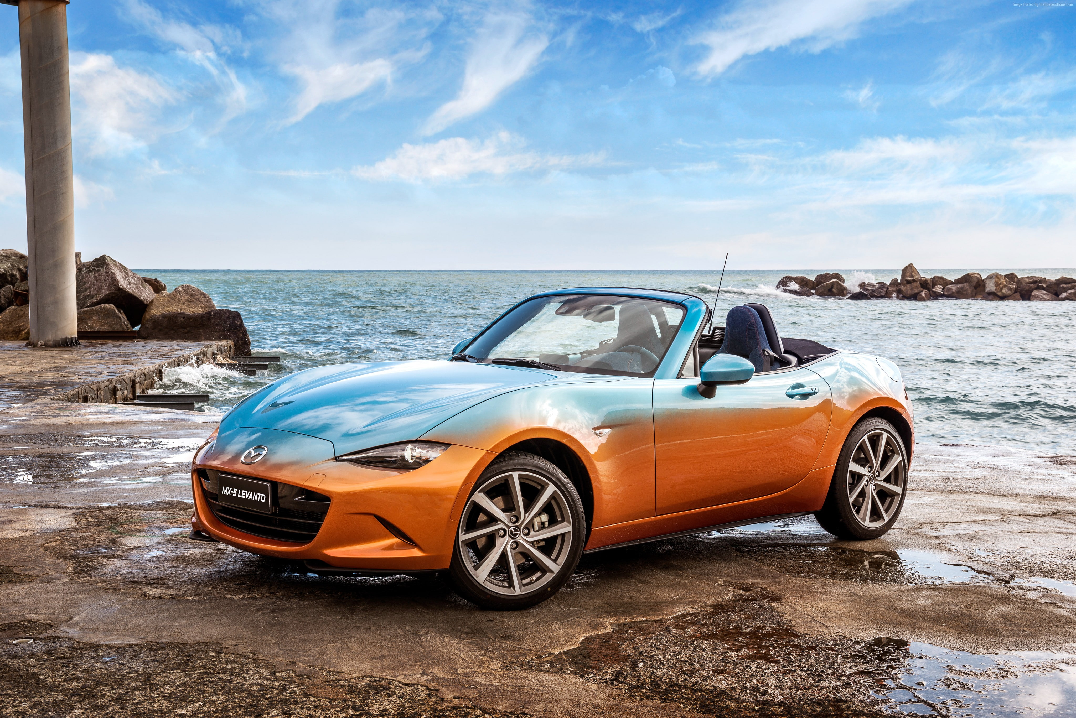4K, nature, Garage Italia Customs, Mazda MX-5 Levanto, HD Wallpaper