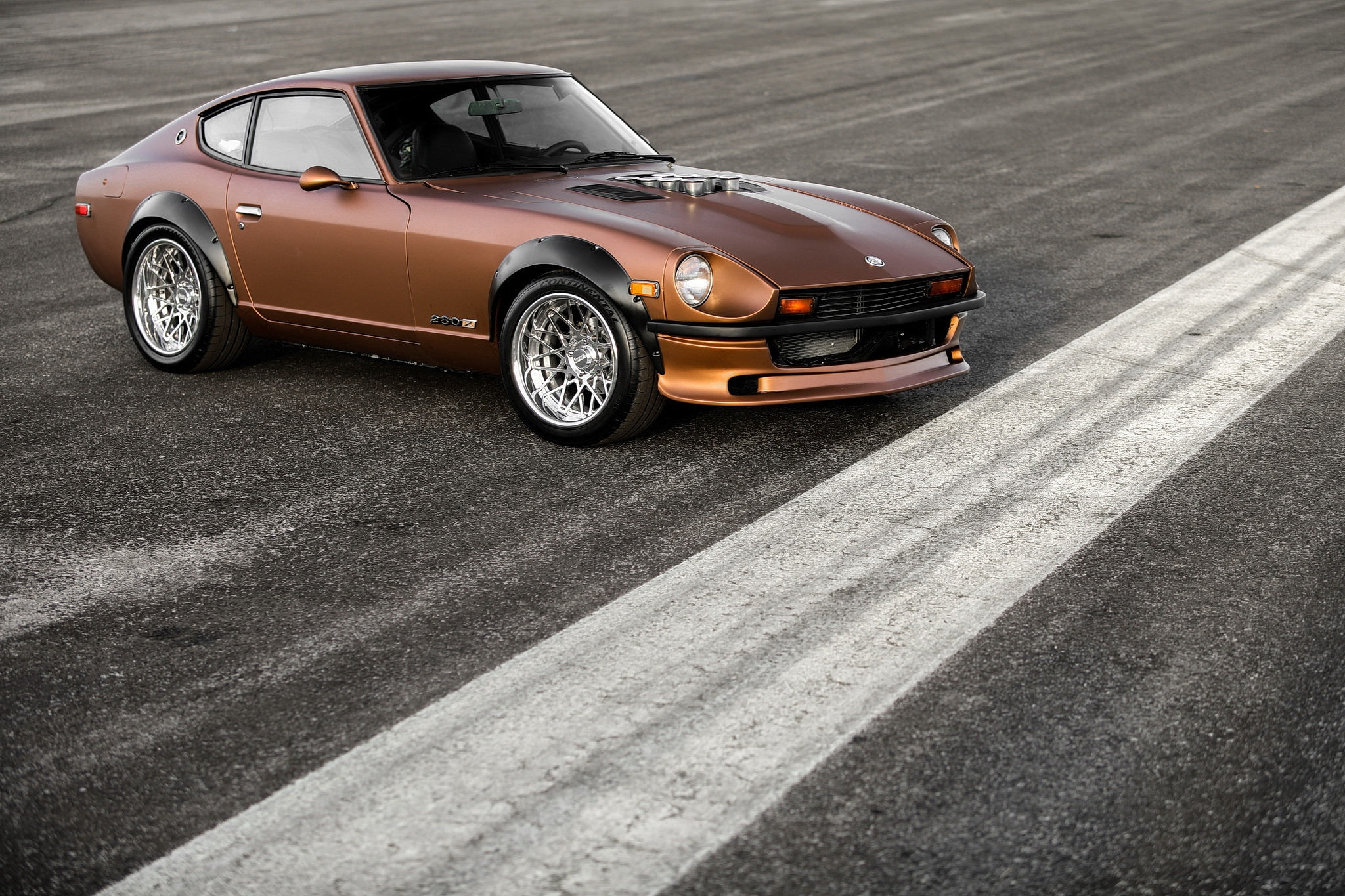 orange, datsun, 280z, 1080P, HD Wallpaper