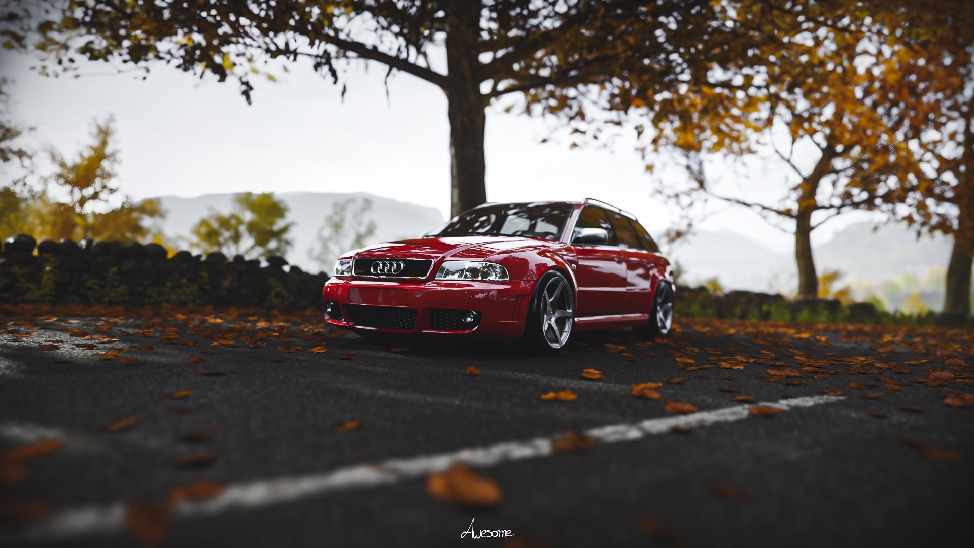 Forza, Audi RS4, Audi RS4 Avant, video games, vehicle, 1080P, Forza Horizon 4, car, Audi, Rs4, HD Wallpaper