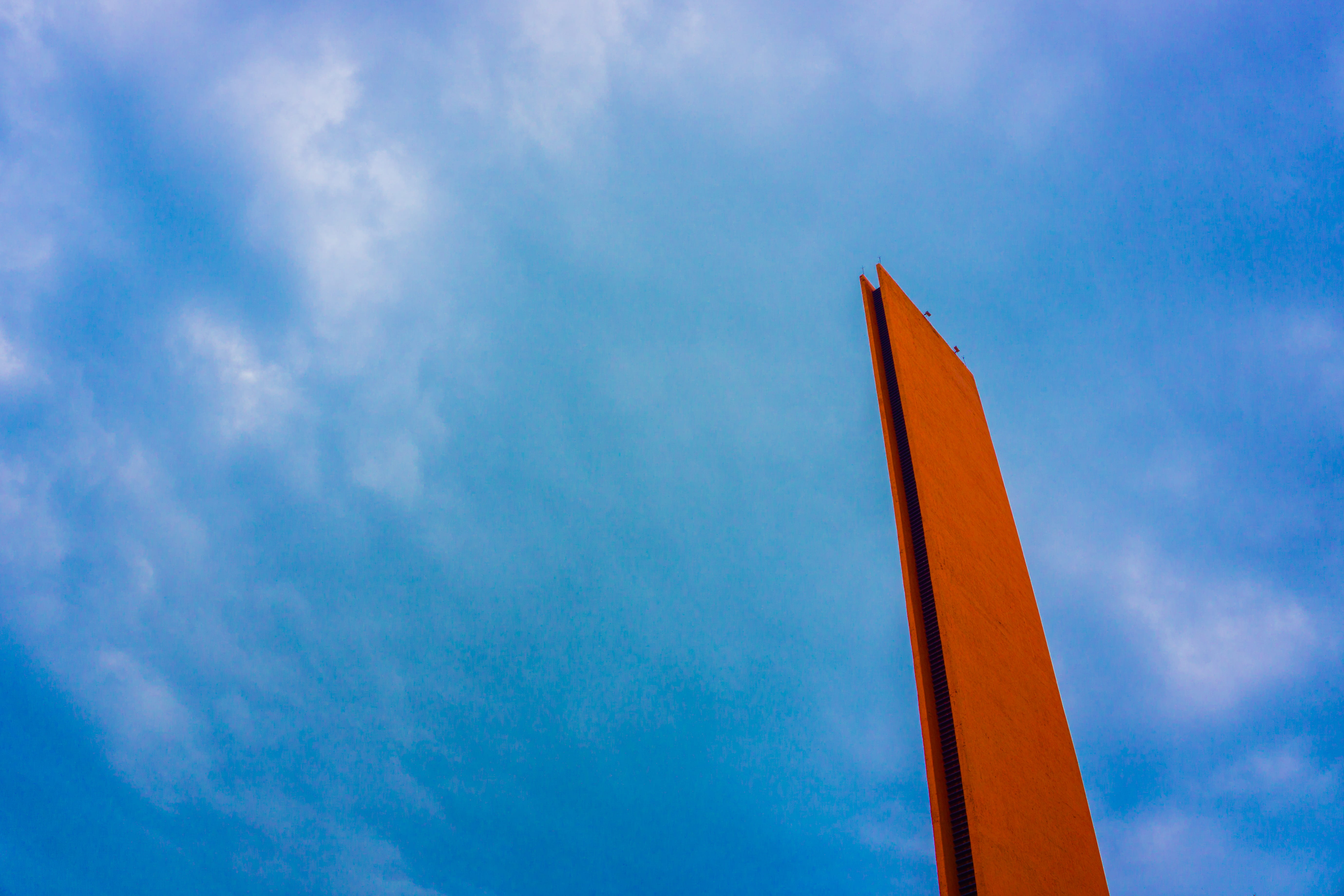 mexico, beauty in nature, copy space, blue, mty, low angle view, shape, sunlight, place du peuple, monterrey, people plaza, building exterior, wind, cloud - sky, HD Wallpaper