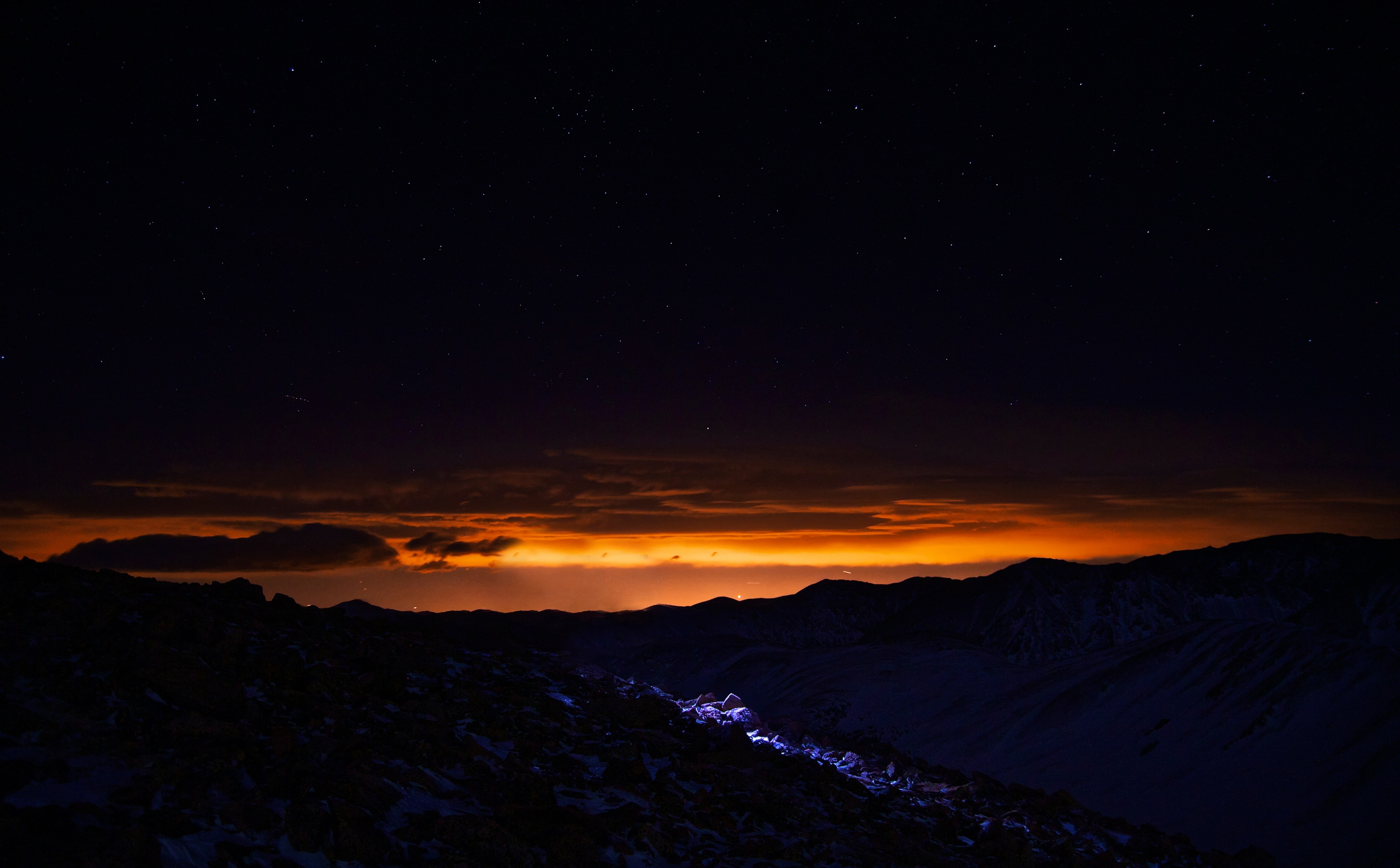 Sun and Sky, tranquility, Mountains, Winter, Nature, Epic, Pass, tranquil scene, Dark, scenics - nature, cold temperature, sky, loveland, no people, astronomy, HD Wallpaper
