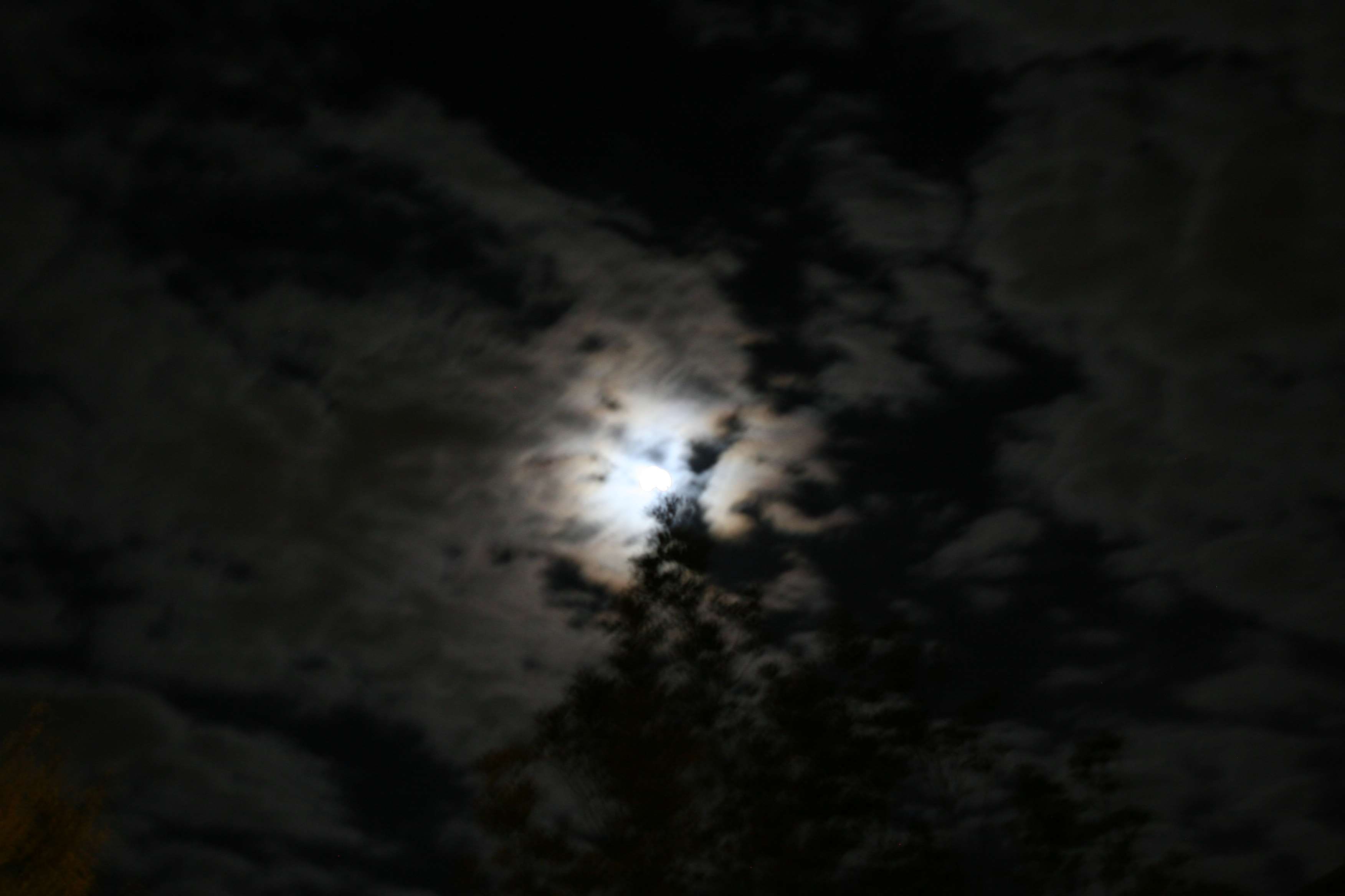 dark, cloud - sky, blurred, 2K, sky, ominous, nature, moonlight, space, low angle view, shaky, dark clouds, astronomy, night, illuminated, beauty in nature, HD Wallpaper