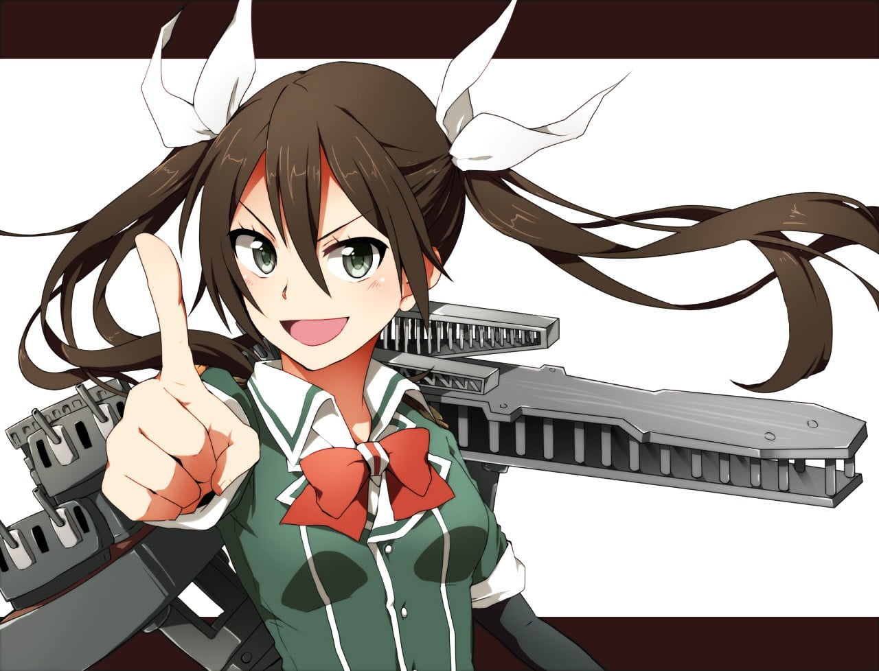 creativity, lifestyles, emotion, one person, front view, anime girls, representation, indoors, human representation, Tone (KanColle), human face, close-up, HD Wallpaper