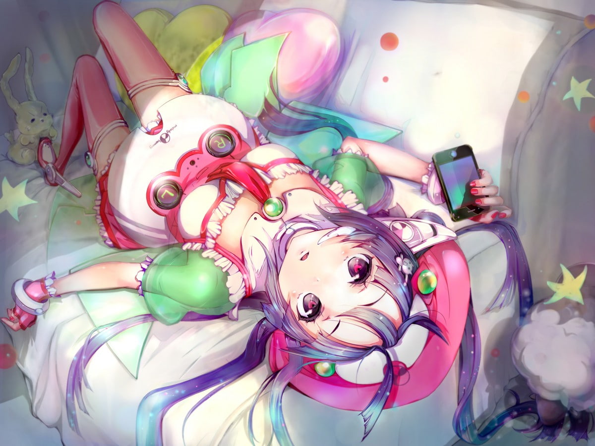 jewelry, no people, indoors, craft, creativity, 480P, Tone Rion, animal representation, choice, decoration, twintails, animal, long hair, variation, anime, HD Wallpaper