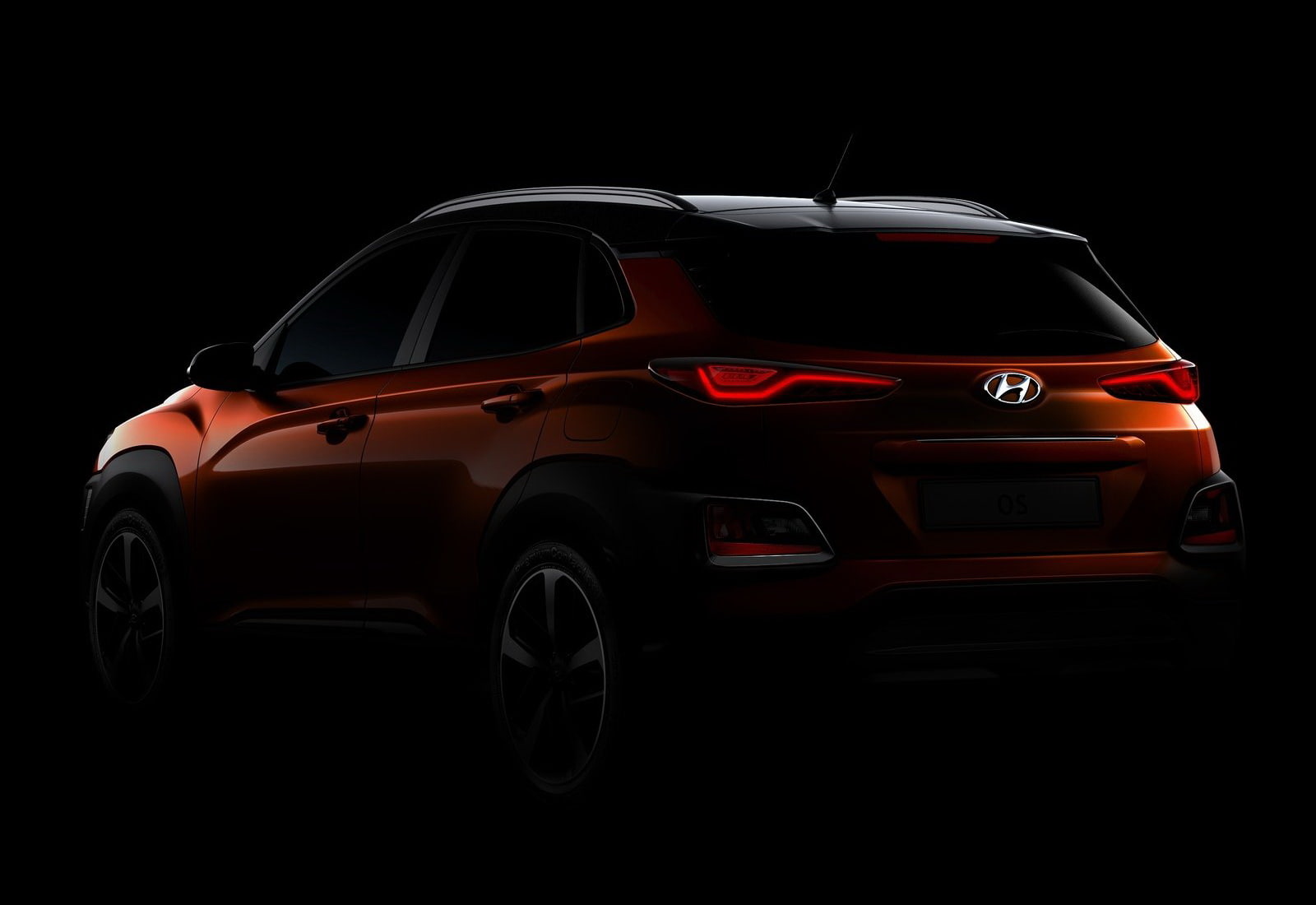 studio shot, kona, reflection, mode of transportation, land vehicle, night, illuminated, hyundai, red, no people, luxury, wealth, indoors, black background, HD Wallpaper