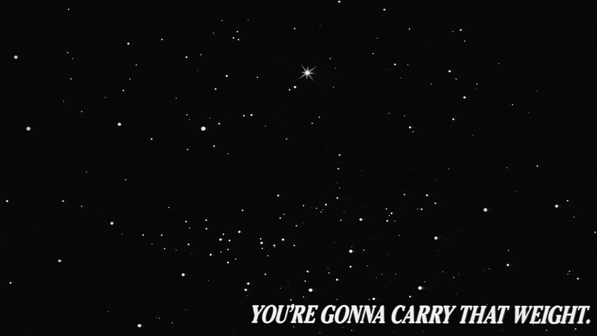 1080P, The Beatles, quote, youre gonna carry that weight, minimalism, Cowboy Bebop, HD Wallpaper