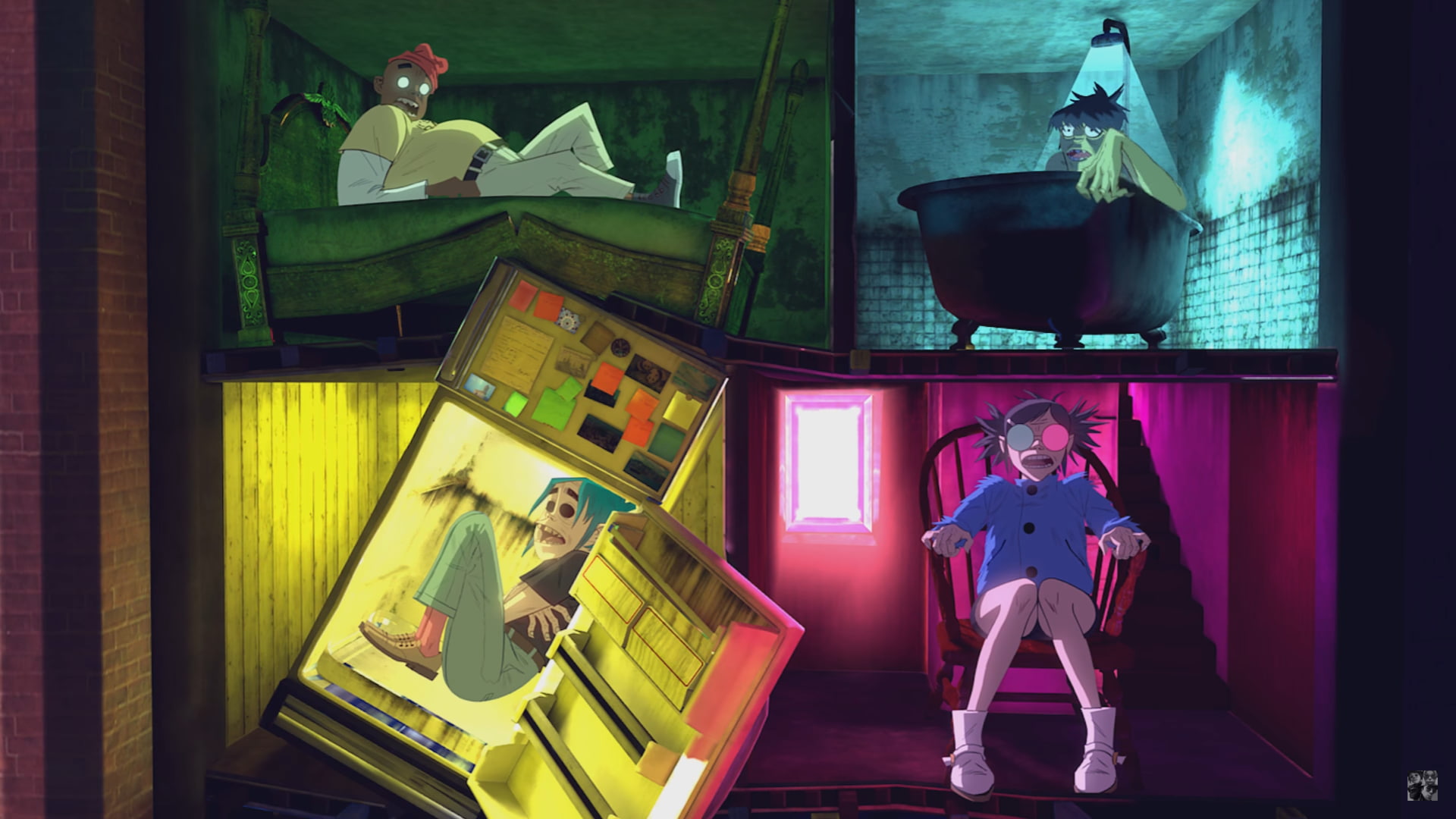 Music, 1080P, Gorillaz, HD Wallpaper