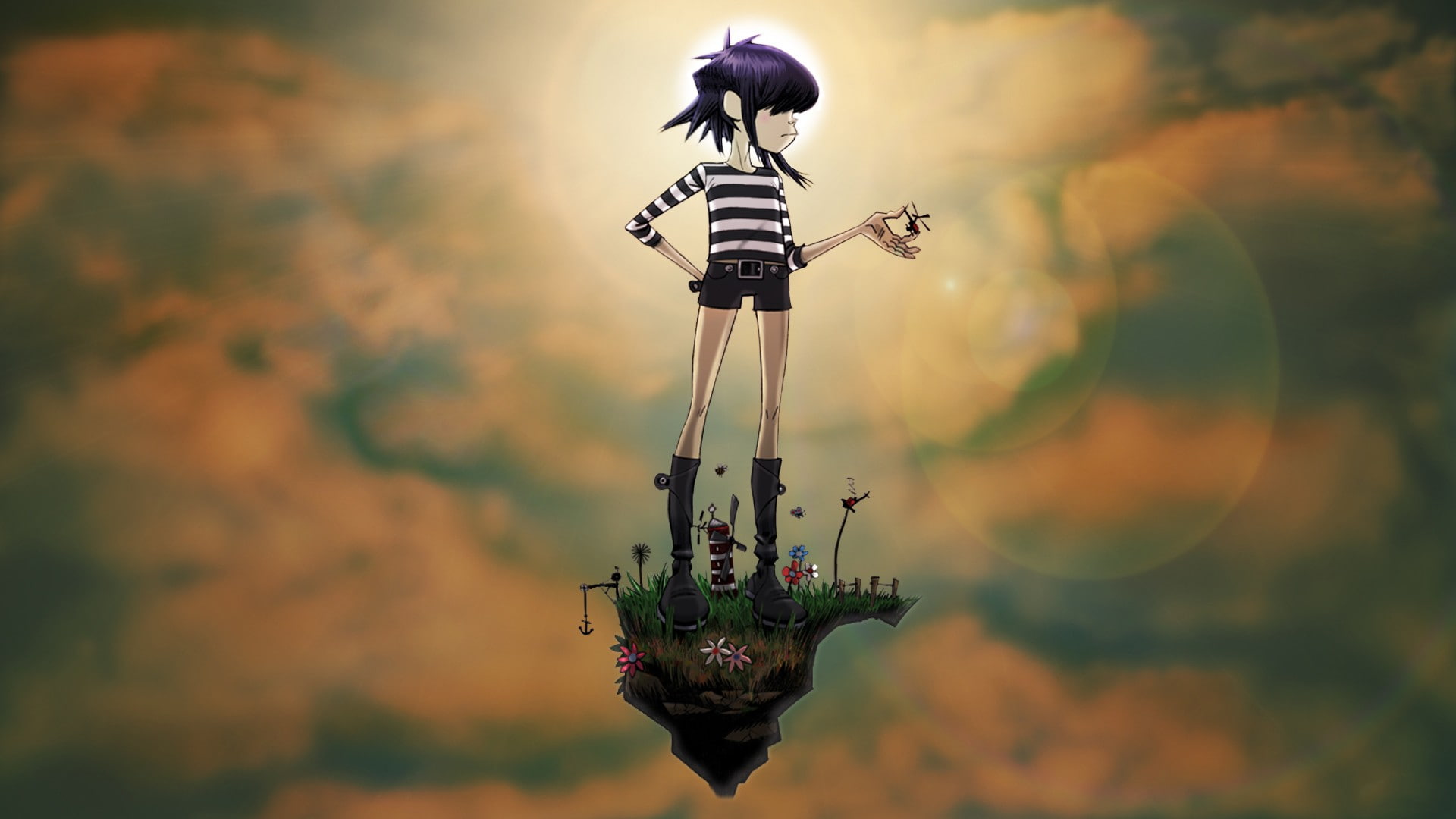 Gorillaz, Noodle, Jamie Hewlett, 1080P, HD Wallpaper