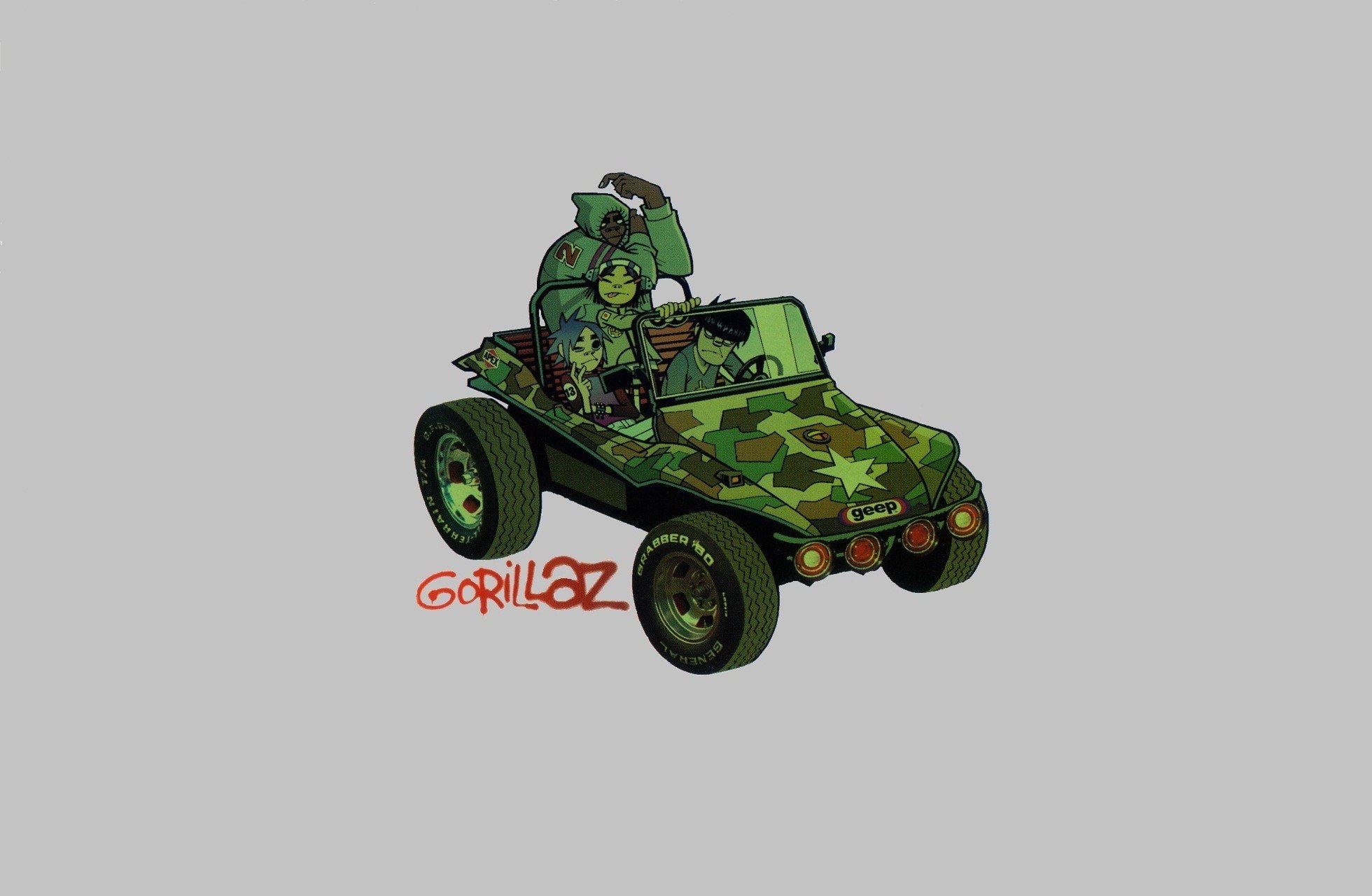 music, 1080P, Album Covers, Gorillaz, HD Wallpaper