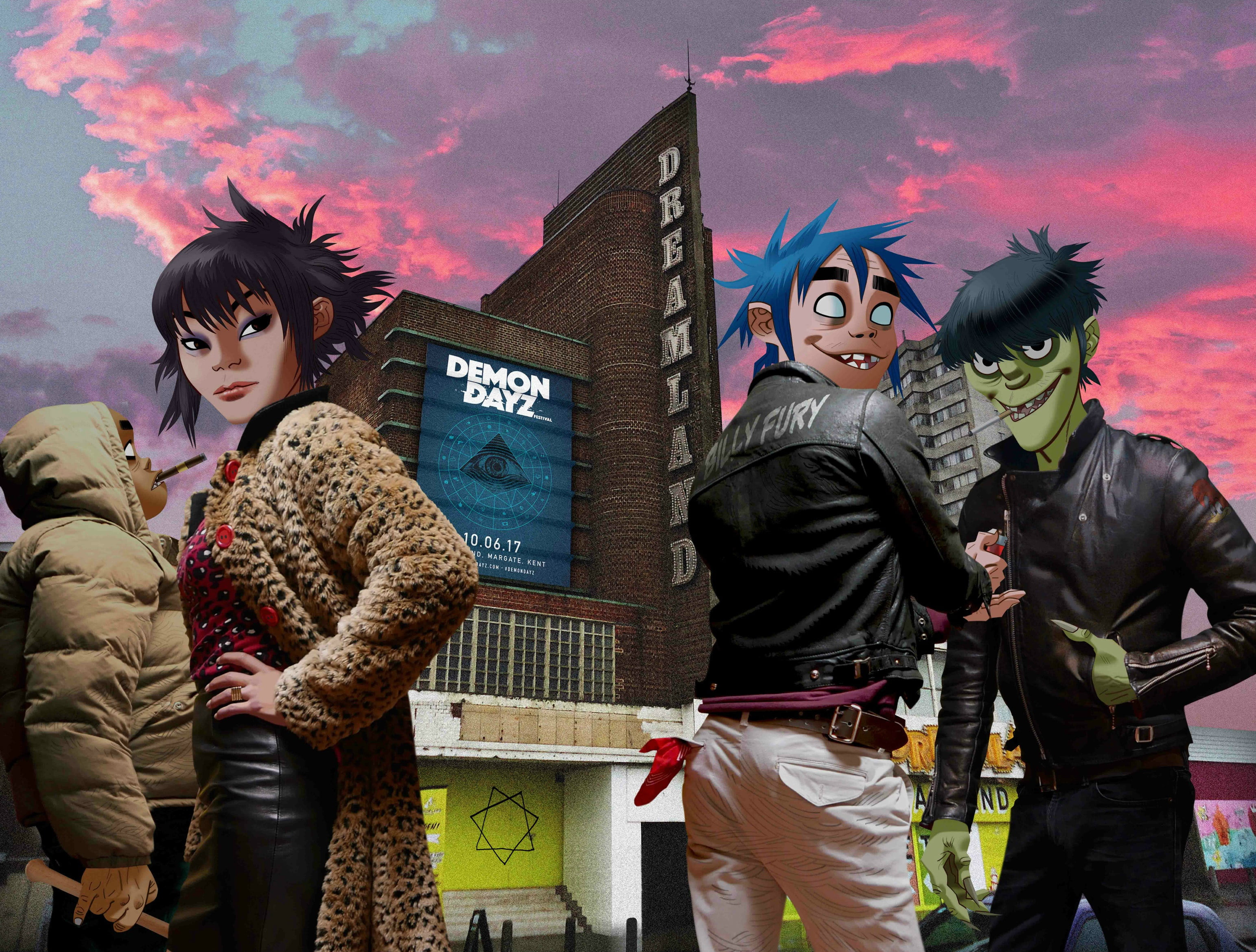 Music, Gorillaz, 2K, HD Wallpaper