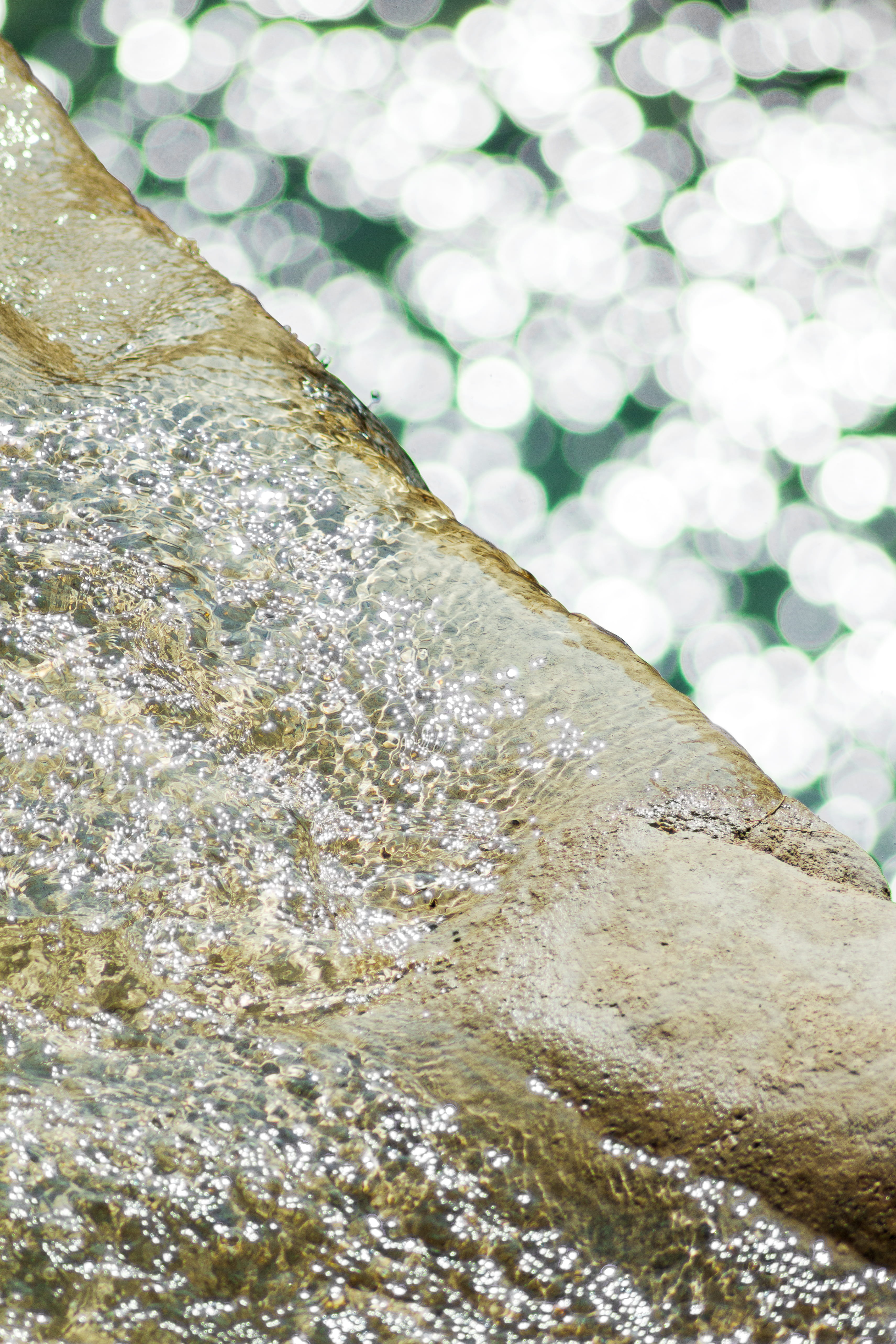 fresh water, outdoors, solid, croatia, istra, istria county, trunk, istria, clear water, pattern, day, rock - object, nature, waterfall, selective focus, Phone HD Wallpaper