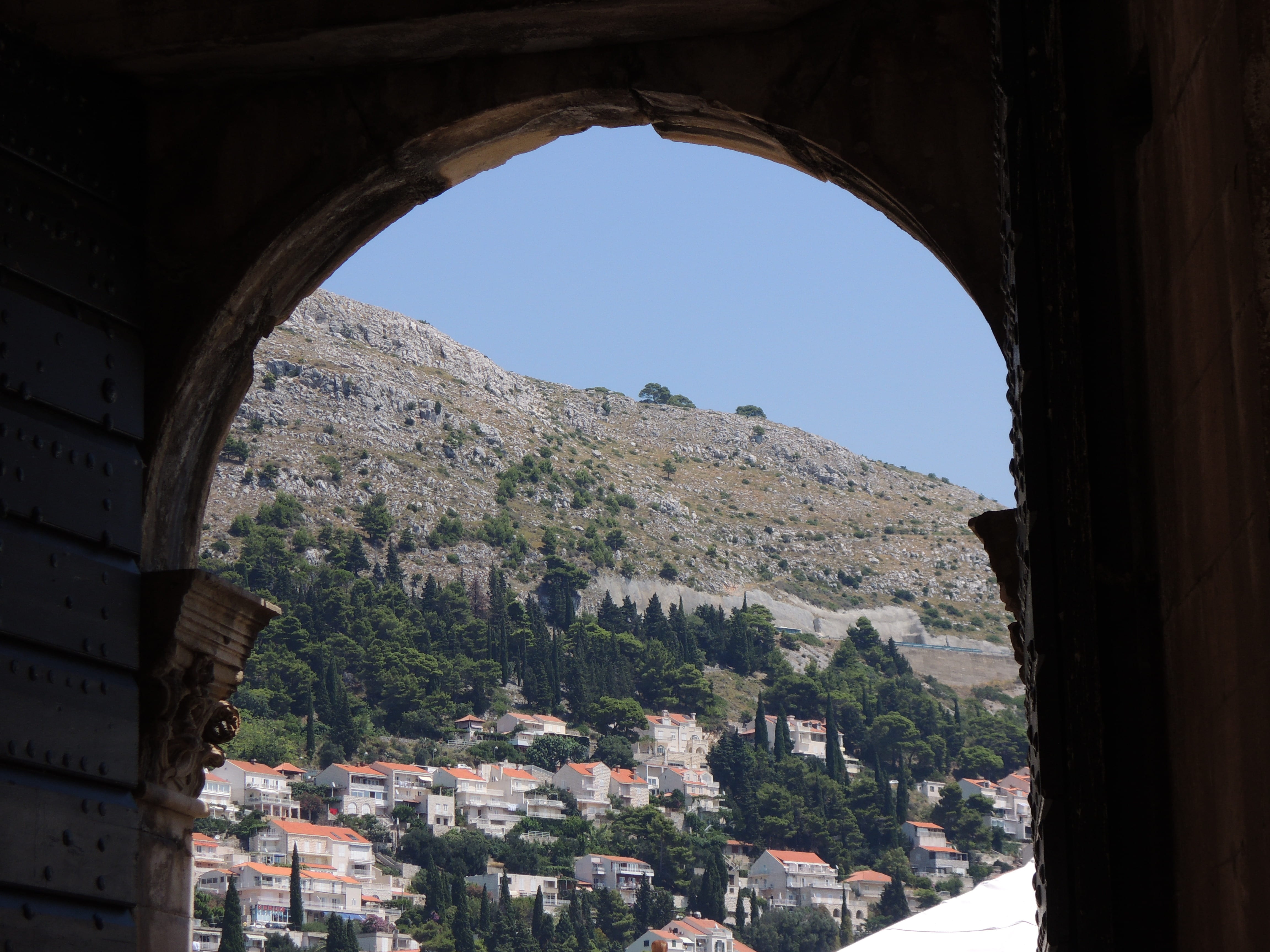 wall, the past, travel, port, building exterior, view, architecture, building, day, clear sky, 4K, dubrovnik, history, built structure, outdoors, travel destinations, HD Wallpaper