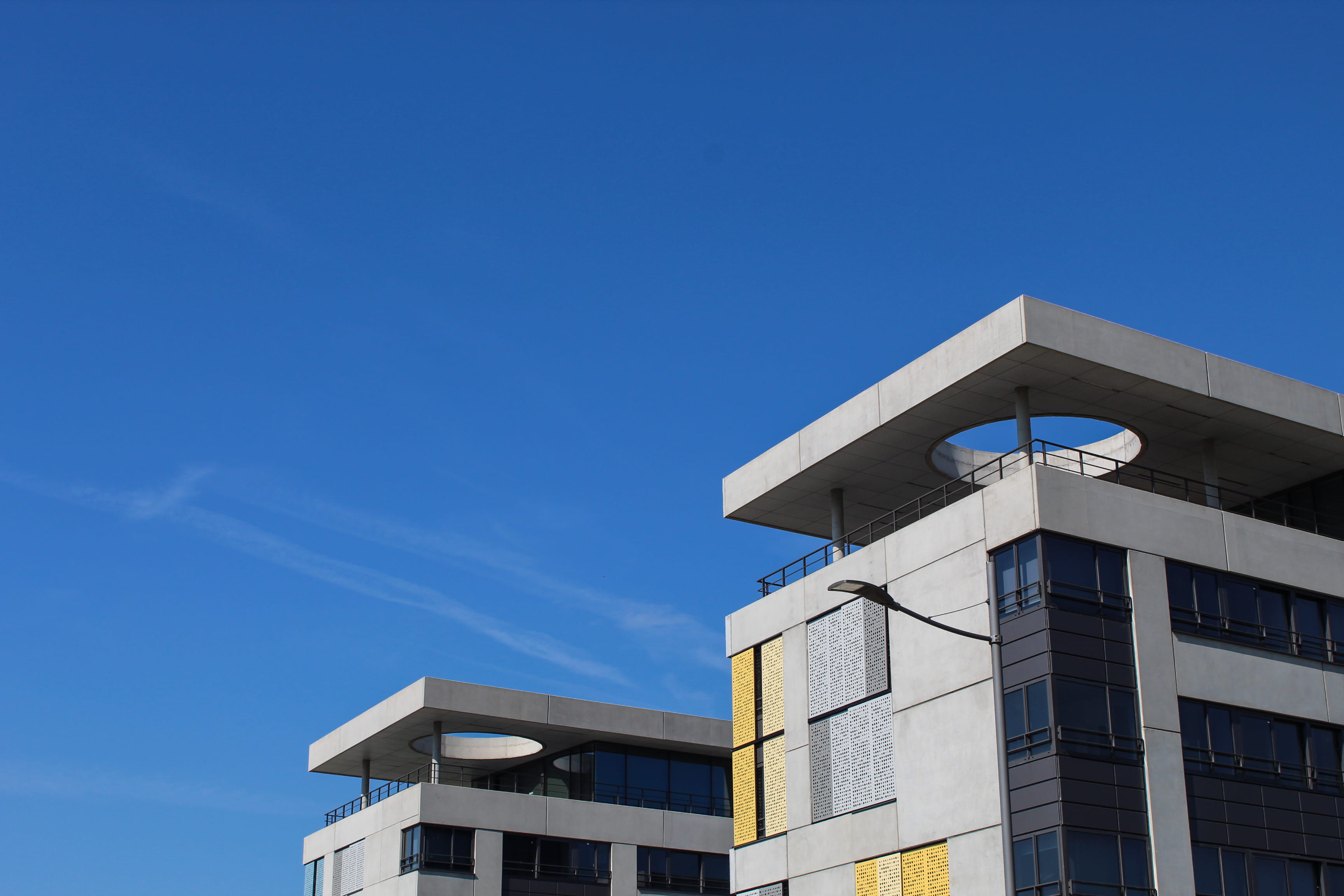 rijeka, window, nature, building, office, 2K, pair, sunlight, high section, built structure, architecture, croatia, no people, yellow, low angle view, HD Wallpaper