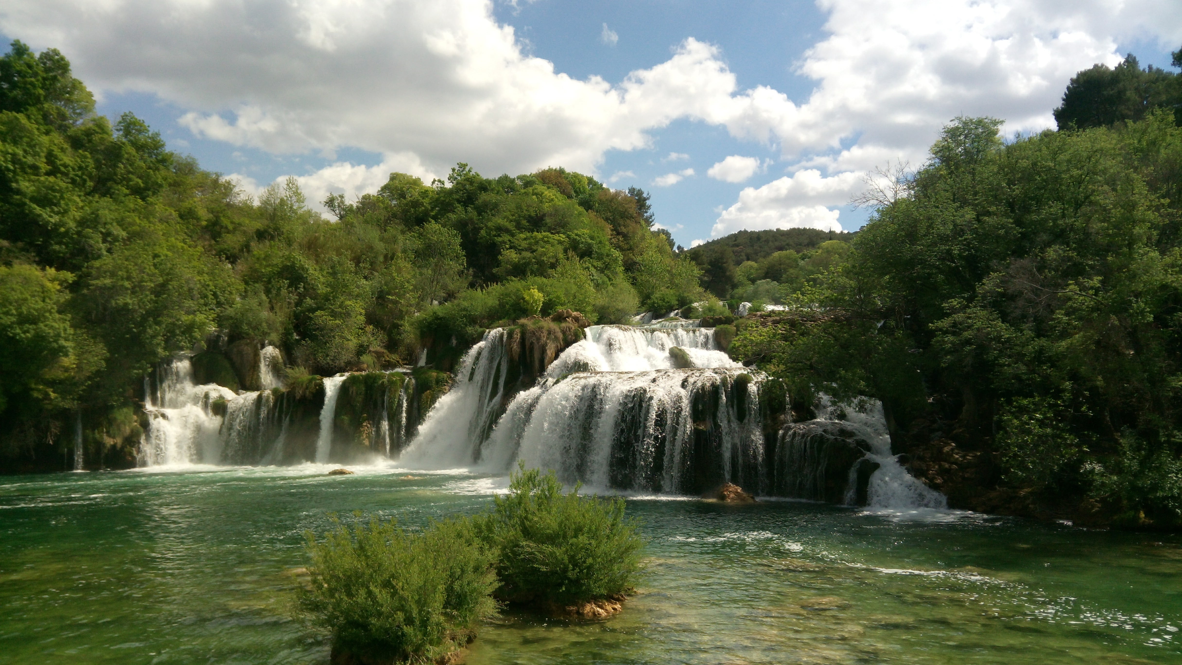 day, nationak park krka, stream, land, power in nature, flowing, waterfalls, tropical Rainforest, no people, outdoor, tourism, landscape, dalmatia, nature, HD Wallpaper