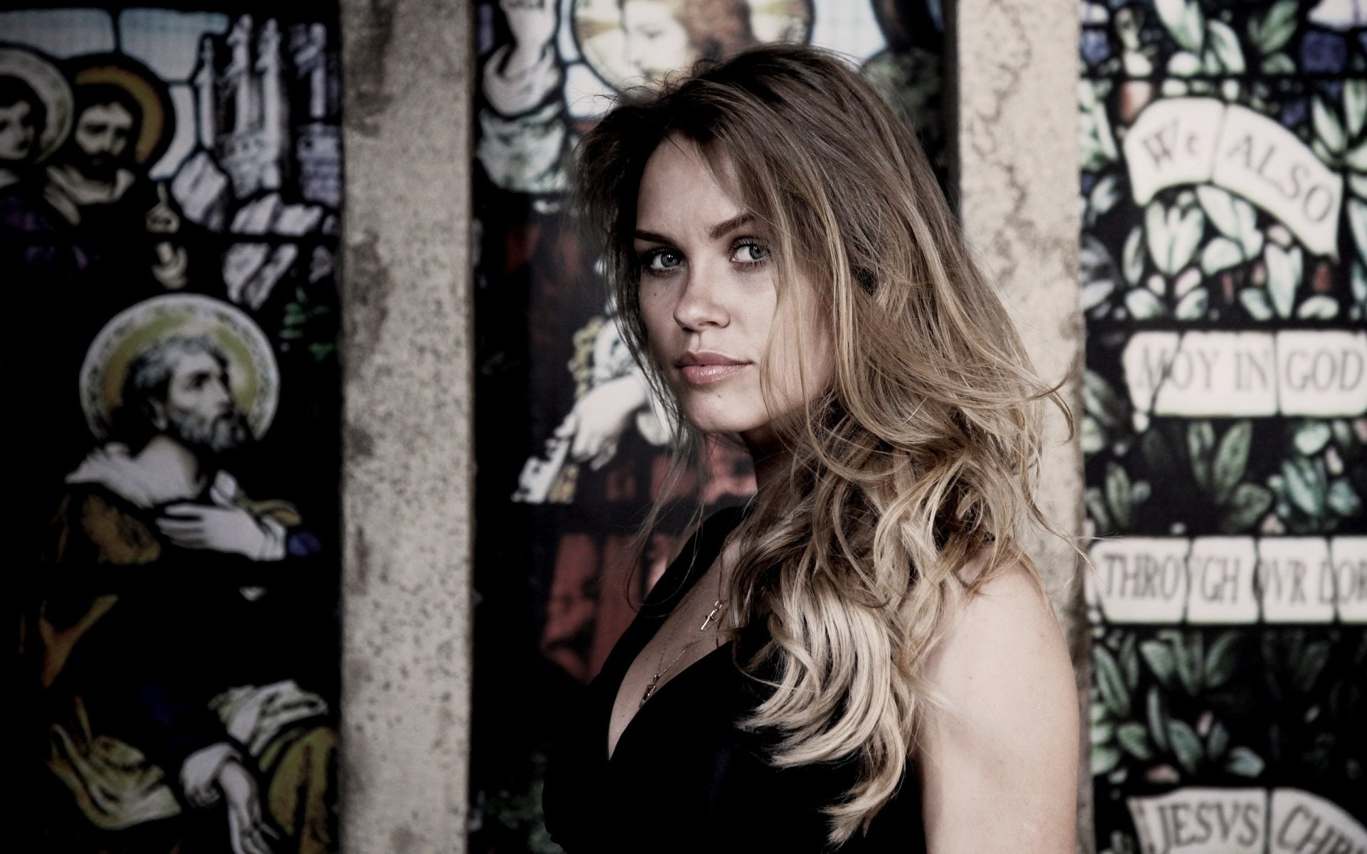 1080P, Mandy Lange, Models, HD Wallpaper