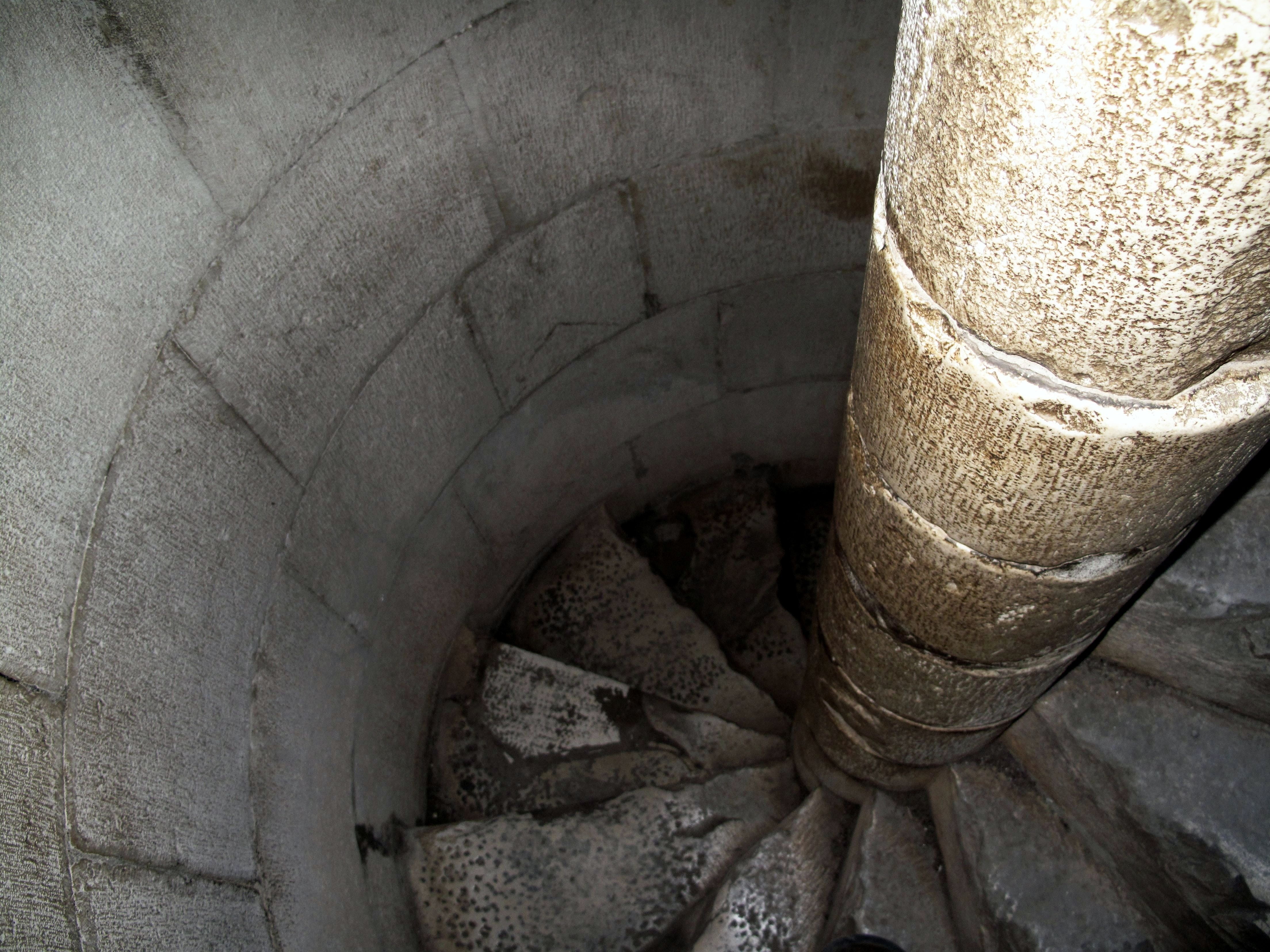 architectural column, adriatic, old, pattern, stairs, solid, spiral, built structure, history, no people, tower, stone material, building, steps and staircases, HD Wallpaper