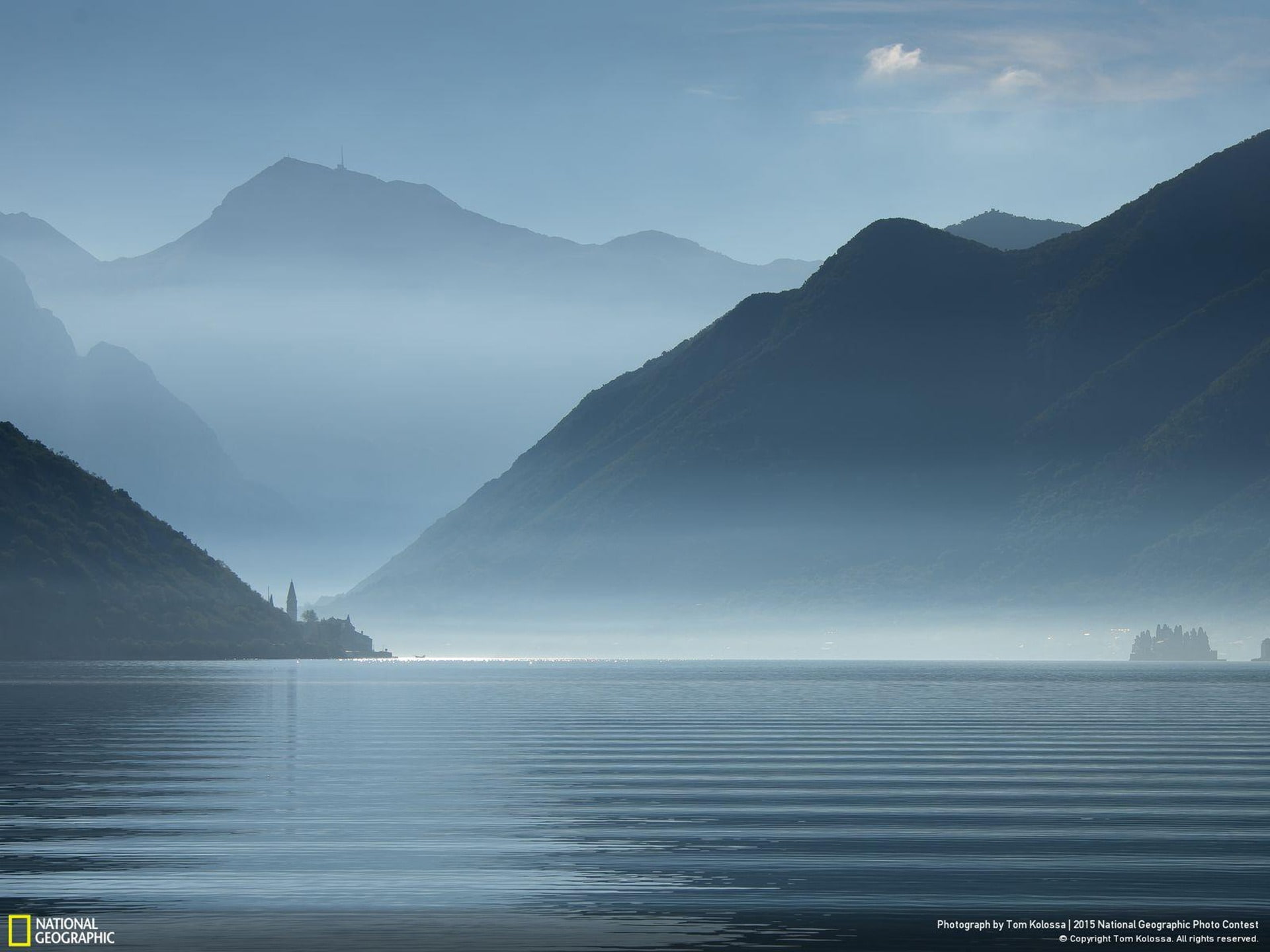 fog, outdoors, mountain range, sunrise, beauty in nature, day, scenics - nature, national, nature, sky, g, sea, non-urban scene, tranquil scene, idyllic, HD Wallpaper