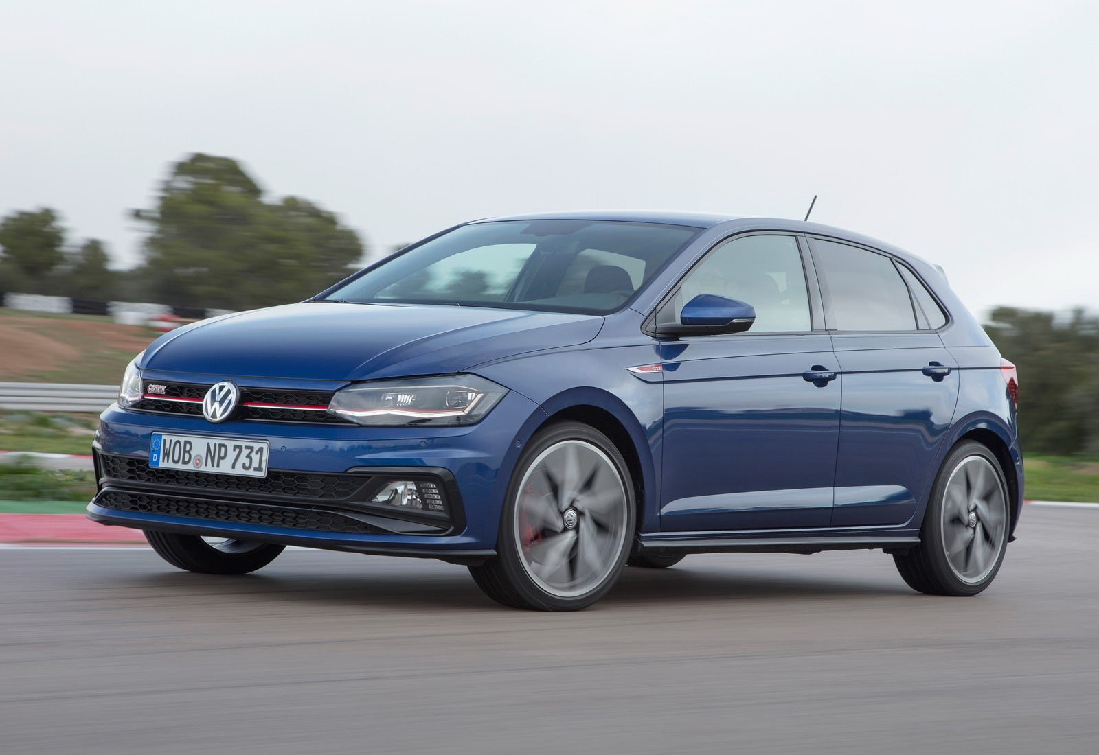 transportation, sky, speed, outdoors, (2018), no people, gti, city, street, volkswagen, side view, road, luxury, retro styled, motor vehicle, day, silver colored, HD Wallpaper