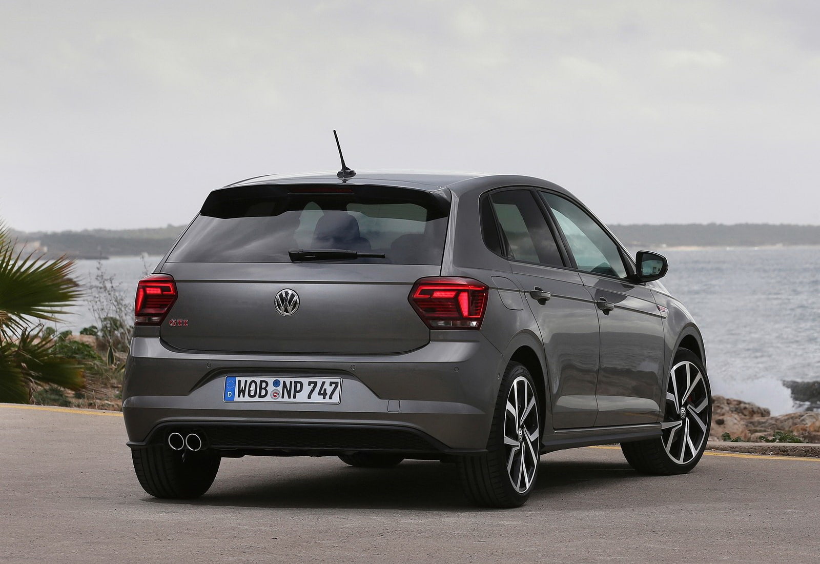 nature, mode of transportation, motor vehicle, transportation, no people, sea, gti, journey, beach, (2018), travel, volkswagen, outdoors, full length, sky, HD Wallpaper