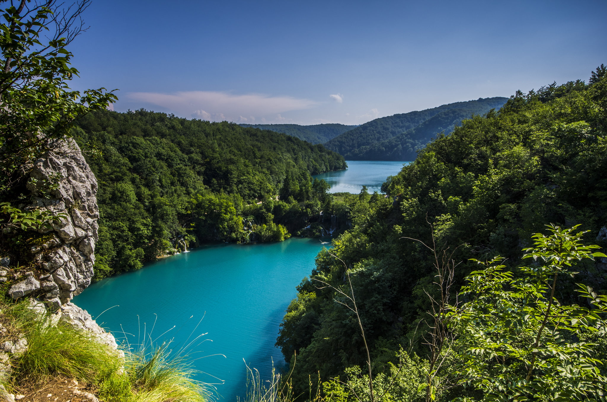 trees, caves, 1080P, landscape, greens, national Park, Croatia, nature, Plitvice lakes, The Republic Of Croatia, HD Wallpaper