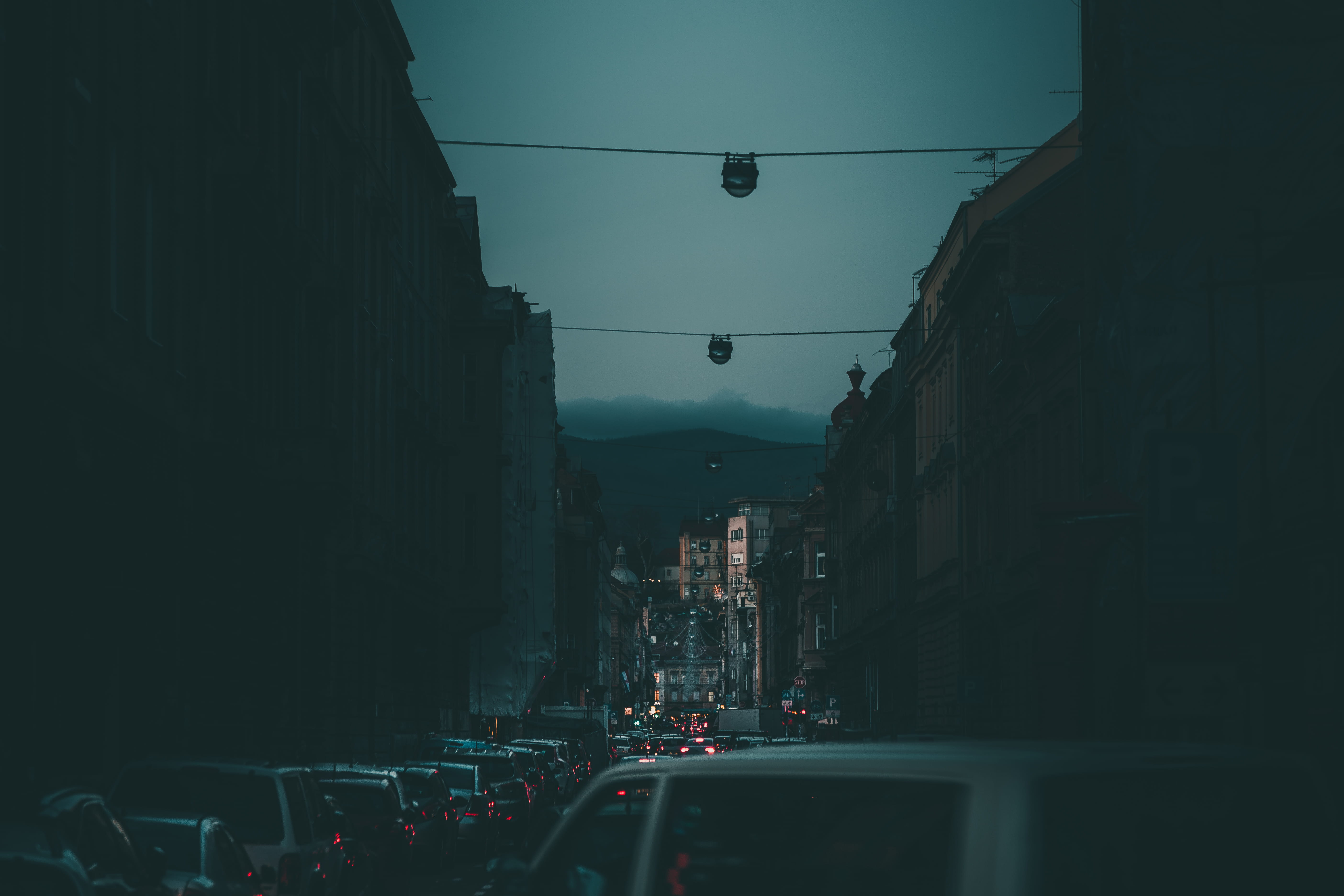 urban, land vehicle, street, transportation, road, city, grad zagreb, building exterior, hrvatska, weather, traffic, built structure, traffic jam, asphalt, HD Wallpaper