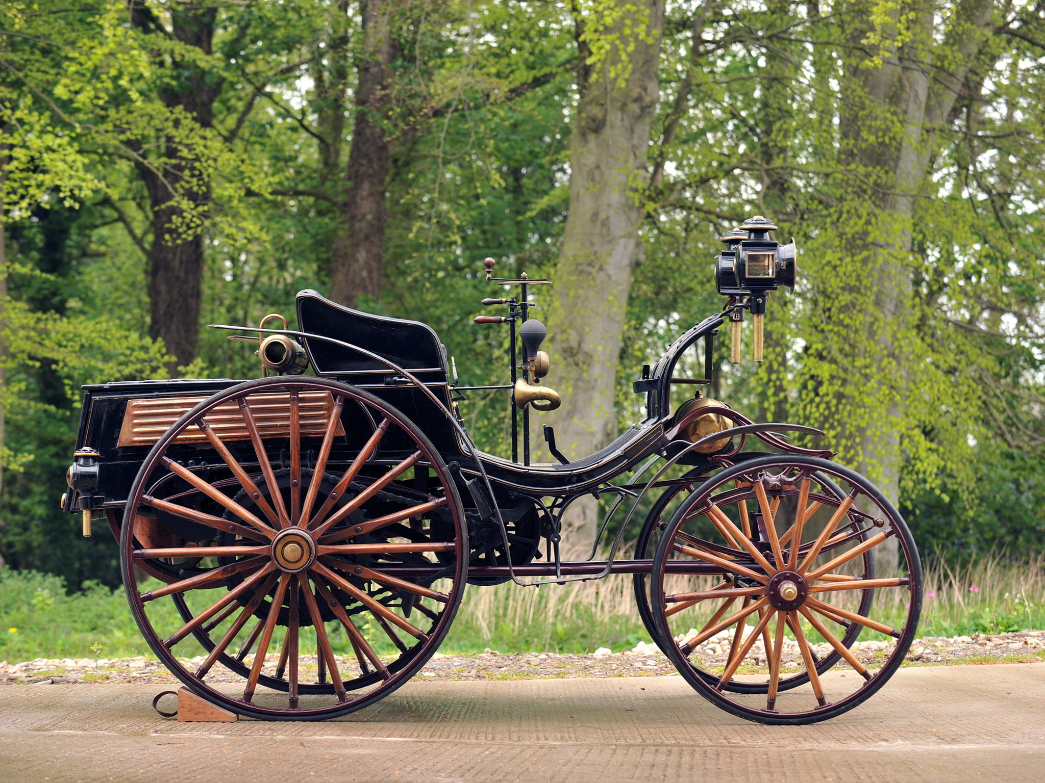 p s, wheel, 1080P, benz, victoria, 1896, retro, HD Wallpaper