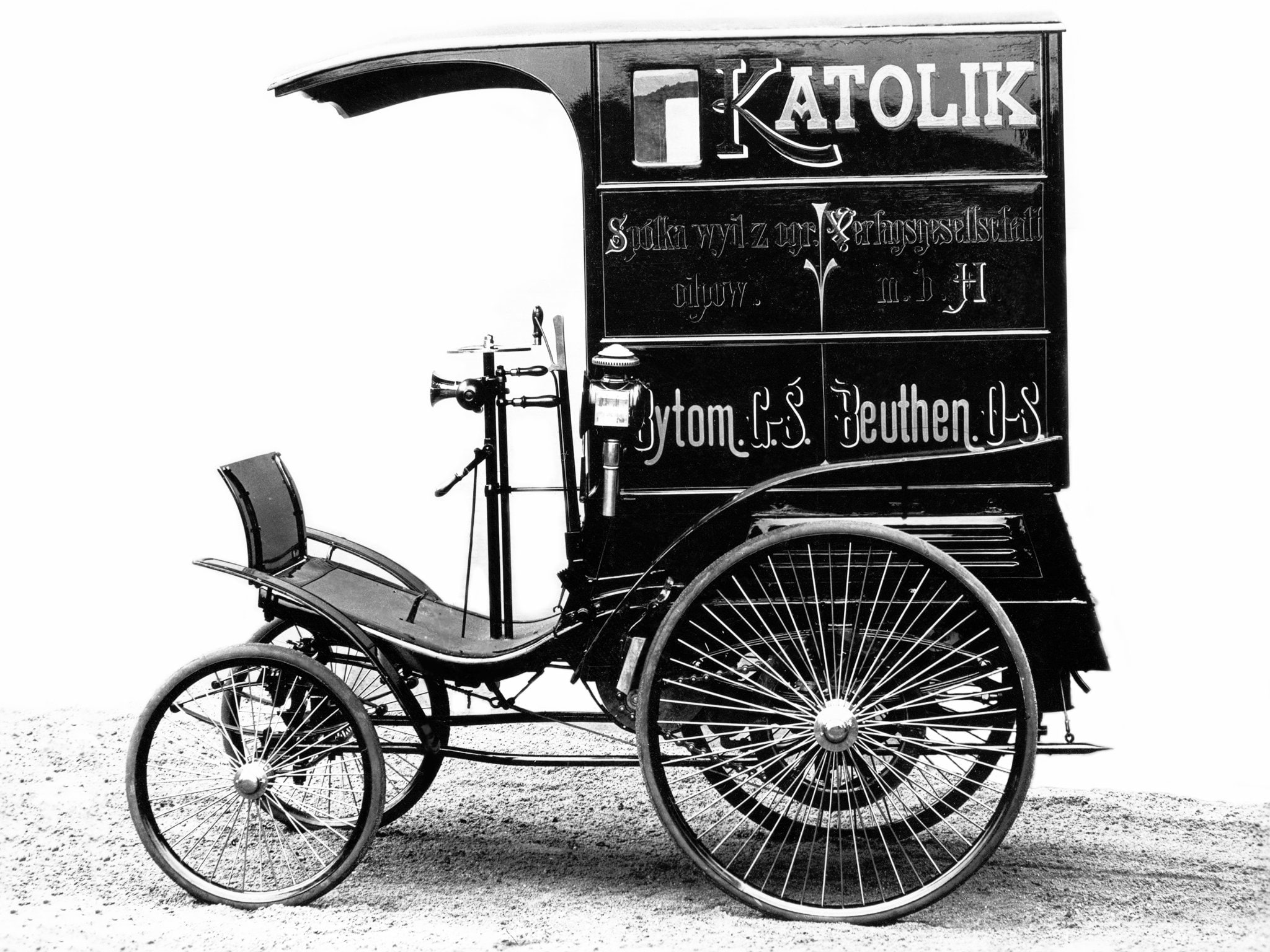 combinations, velo, transport, 1080P, benz, 1896, lieferwagen, delivery, retro, HD Wallpaper
