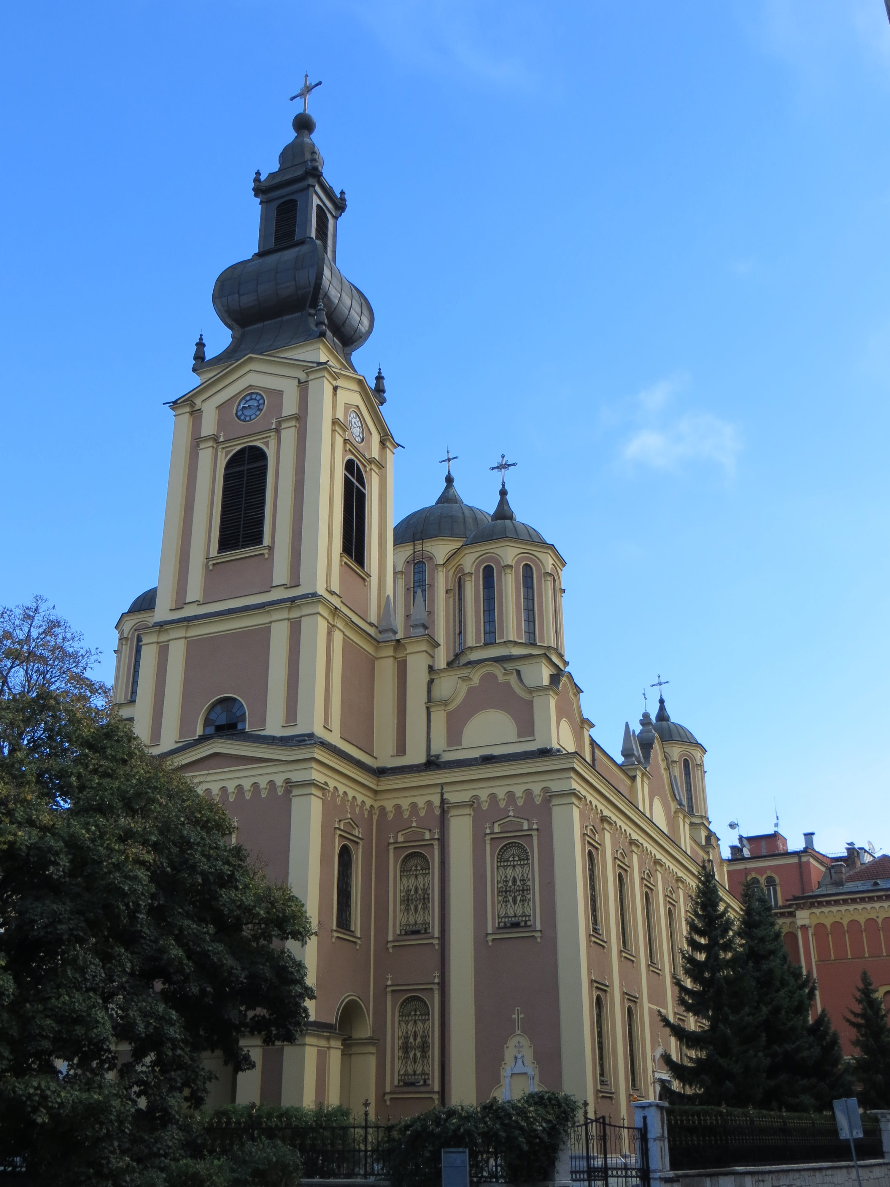 built Structure, famous Place, architecture, building Exterior, Cathedral, spirituality, place of worship, dome, theotokos, tower, building, day, 4K, nature, Phone HD Wallpaper