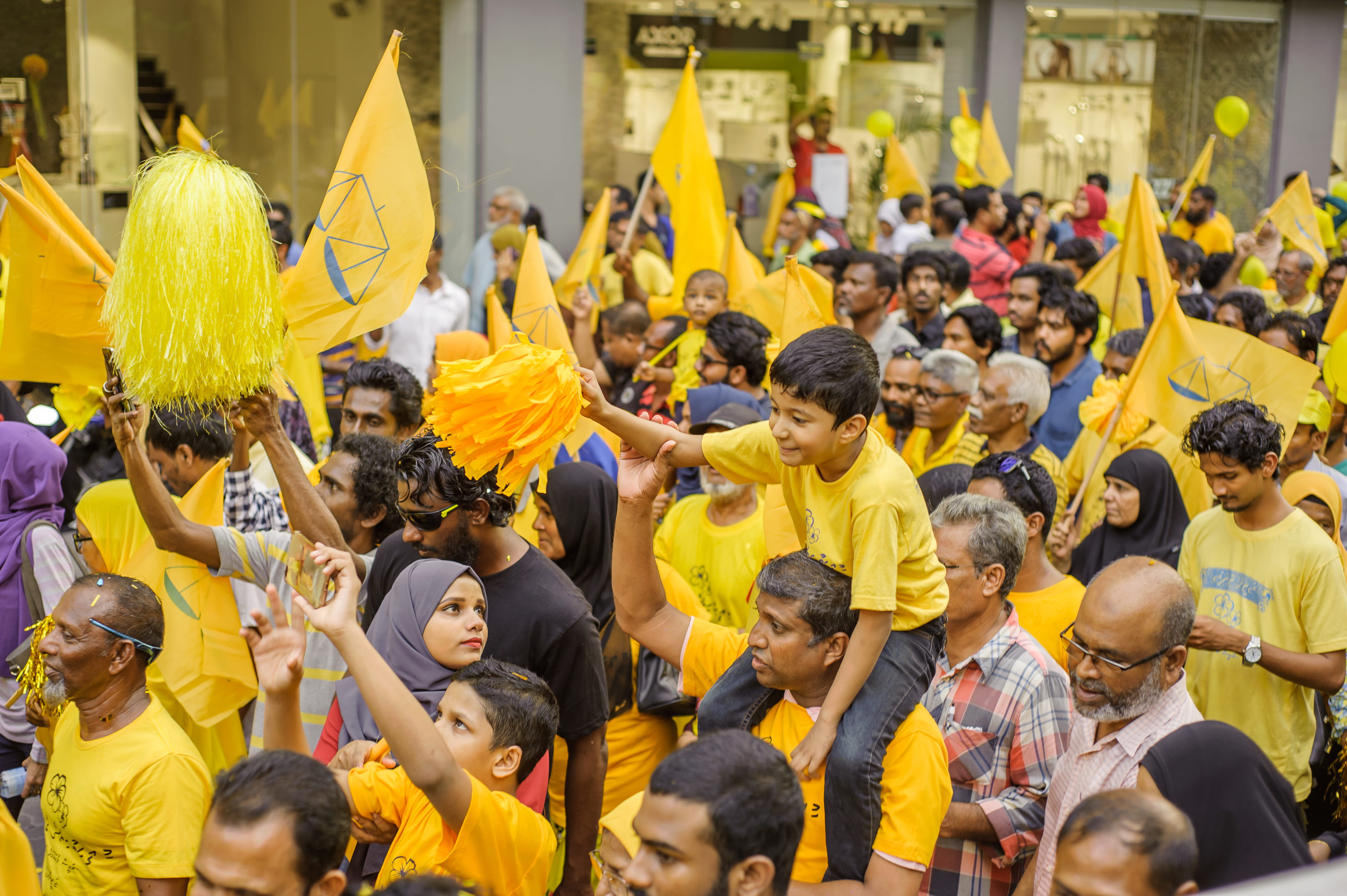 group of people, rally, yellow shirt, men, muslim, man, leisure activity, road, yellow, people, lifestyles, patriotism, street, group, veil, crowd, adult, HD Wallpaper