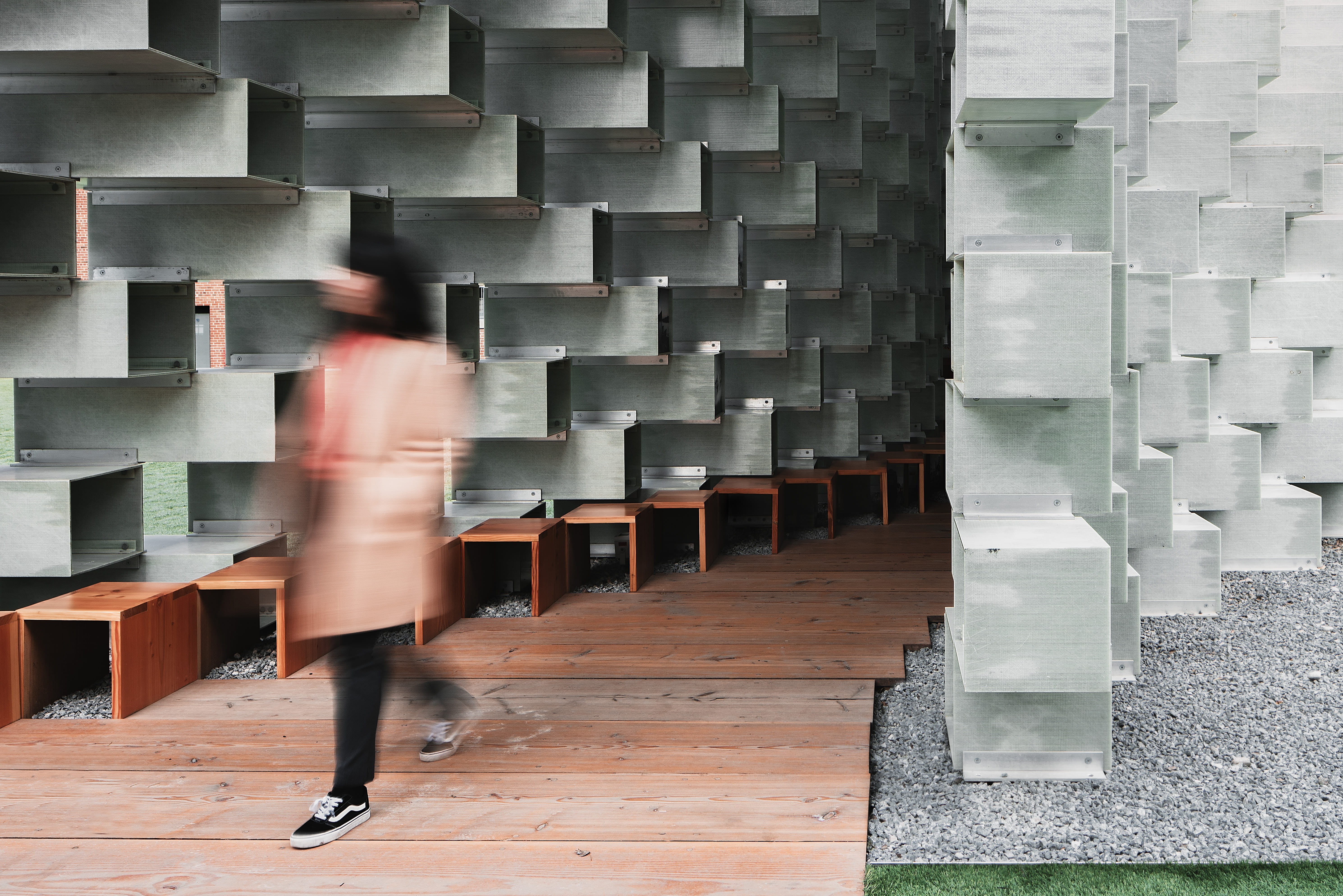 museum, visitor, serpentine, unzipped toronto, near, art, creative, city, stack, women, indoors, real people, casual clothing, structure, wall, installation, HD Wallpaper