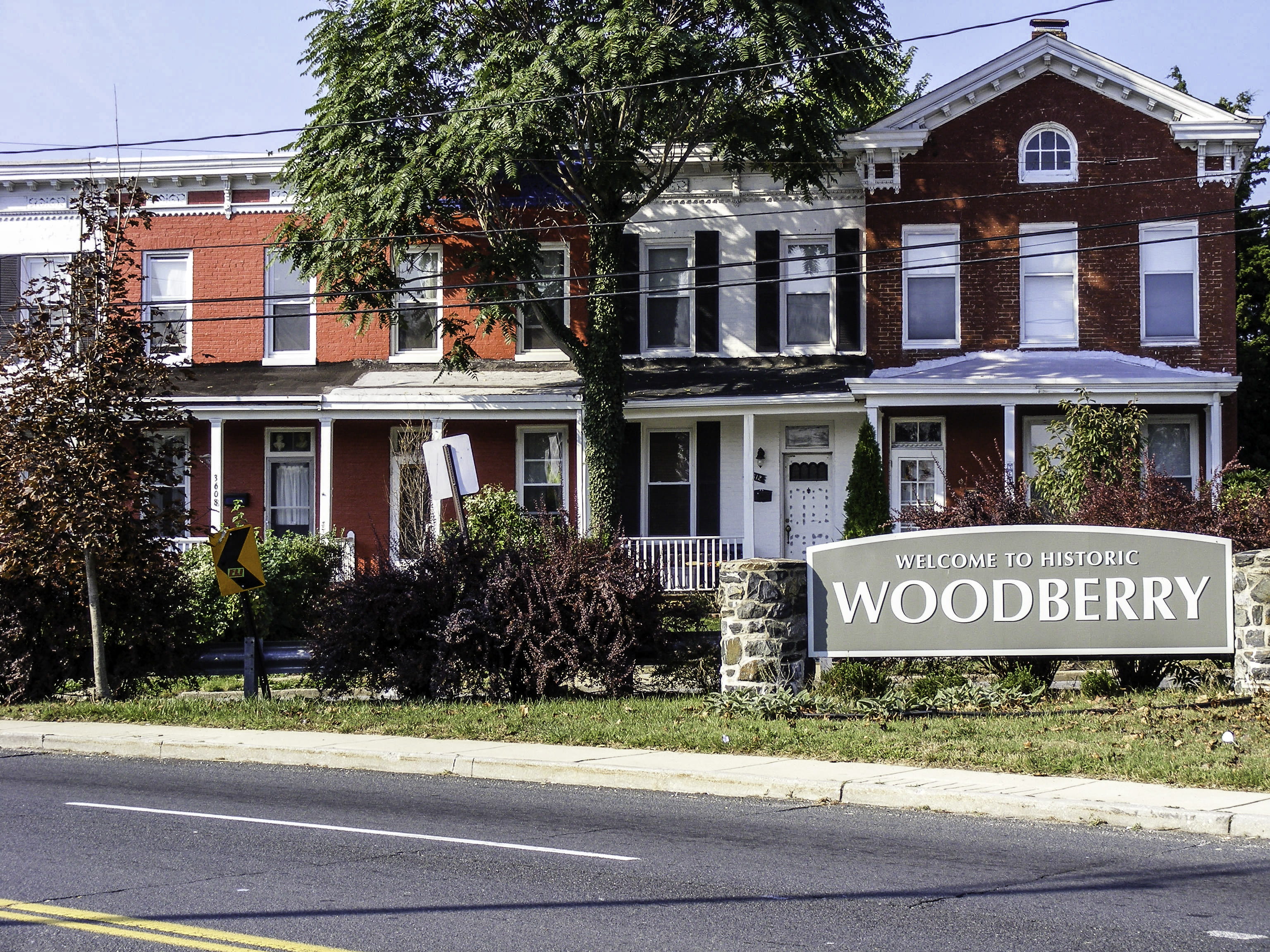 small Town America, Historic, 2K, transportation, Maryland, built Structure, Neighborhood, road, Baltimore, house, building, photo, tree, day, nature, HD Wallpaper