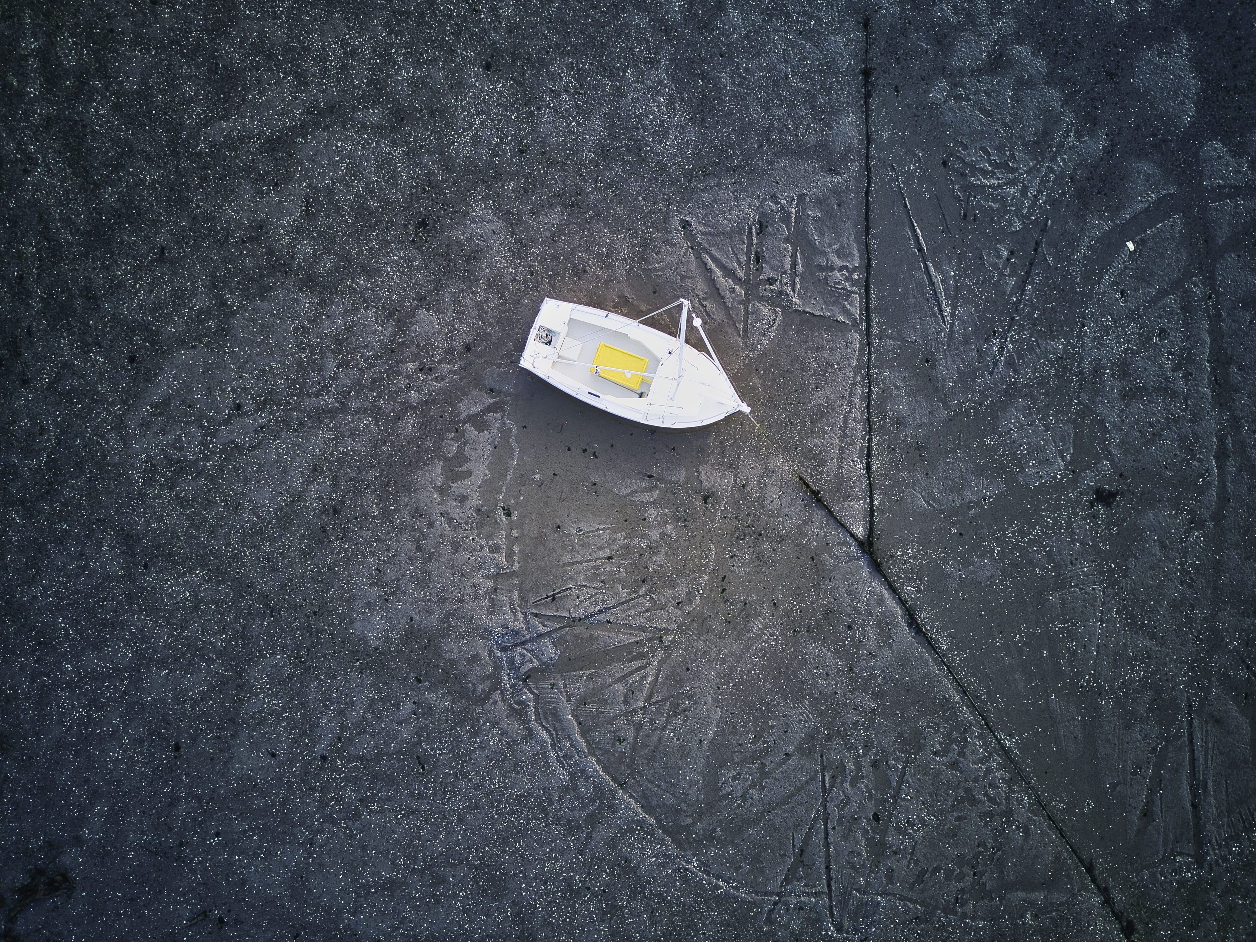scenario, still life, no people, cracked, close-up, air, textured, landscape, outdoors, paper, high, road, high angle view, abandoned, communication, outdoor, HD Wallpaper