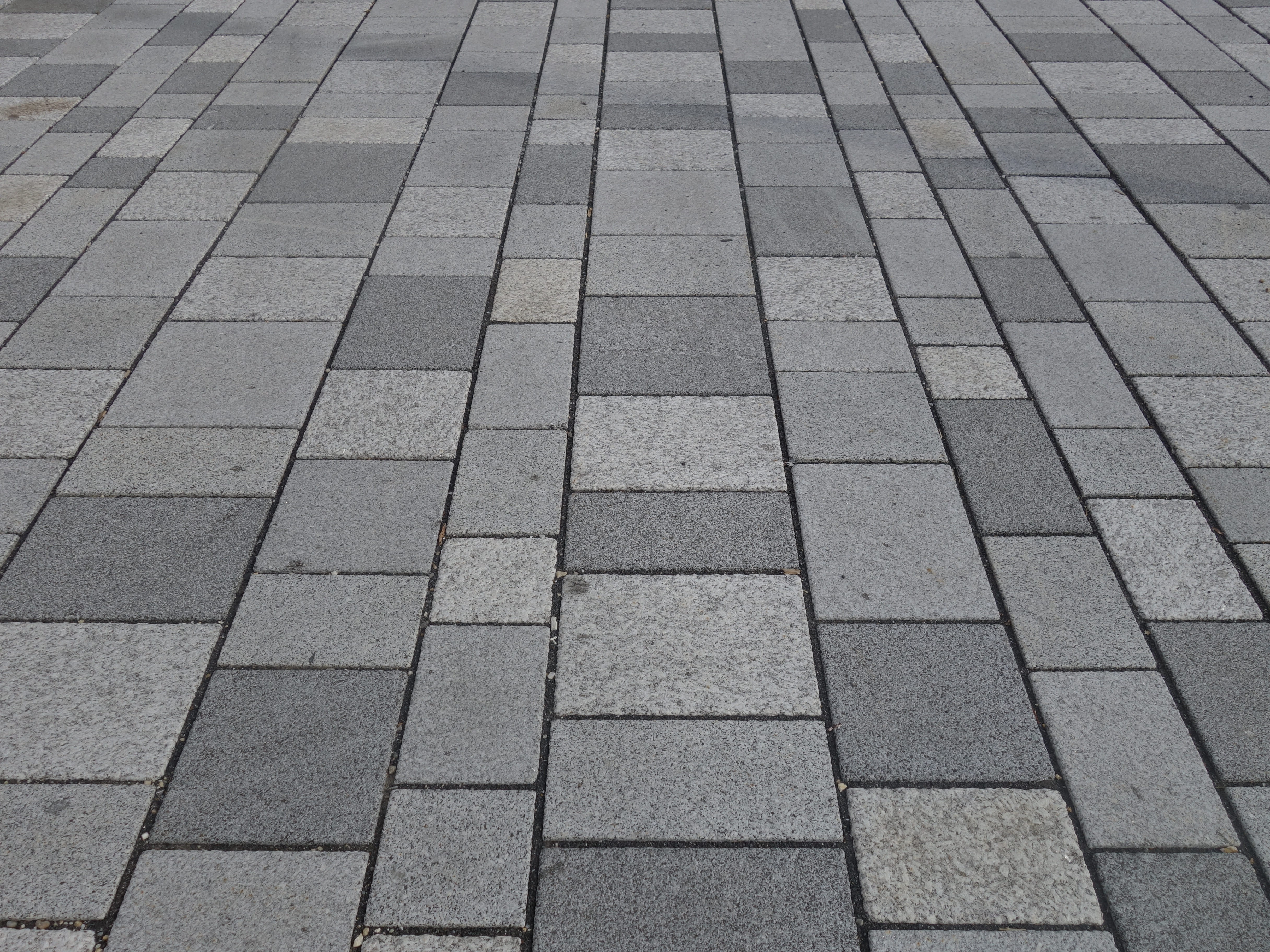 repetition, pattern, paved, background, full frame, grey, surface level, footpath, pavement, brick, stones, patch, concrete, textured, transportation, symmetry, HD Wallpaper
